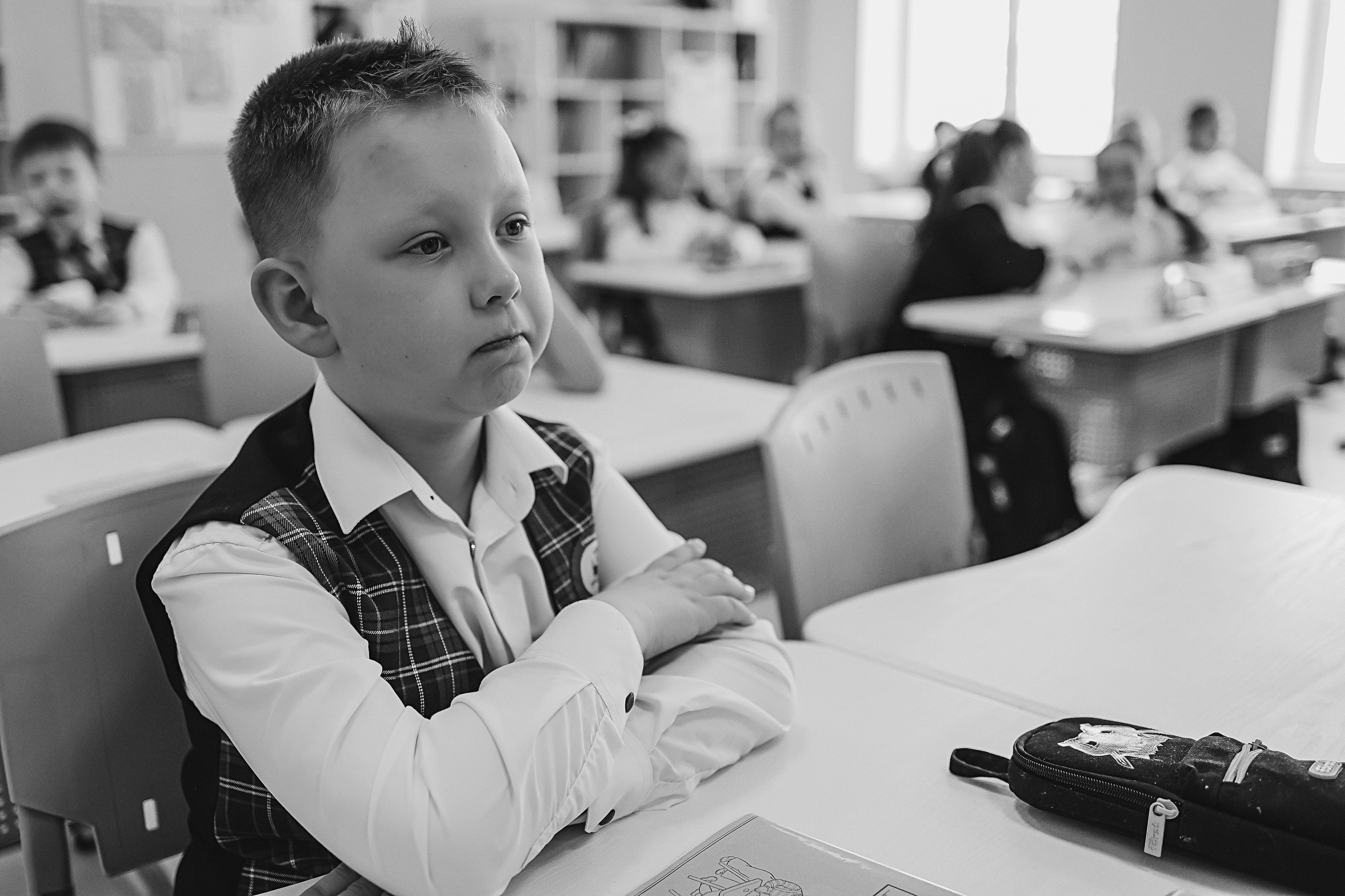 Один день в школе 1 класс. Семейный фотограф Тюмень, фотограф на роды Салмина Мария