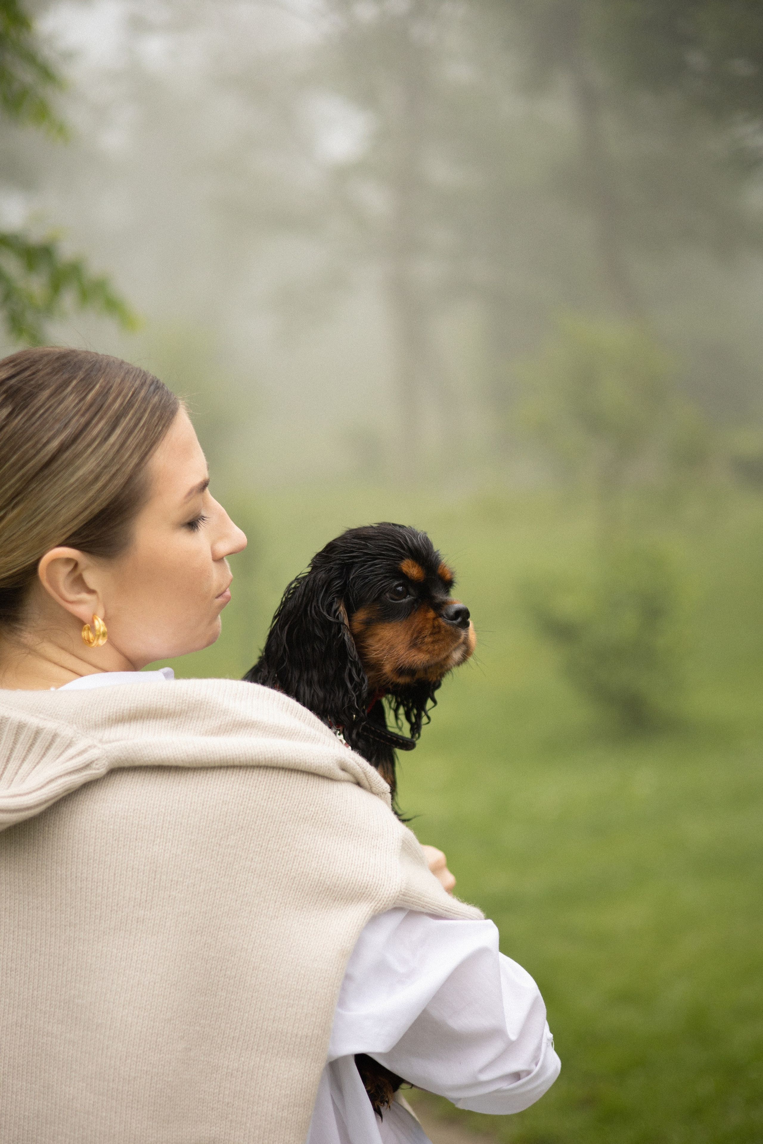 Алёна и Каспер. Фотограф — анималист Владивосток, Алина