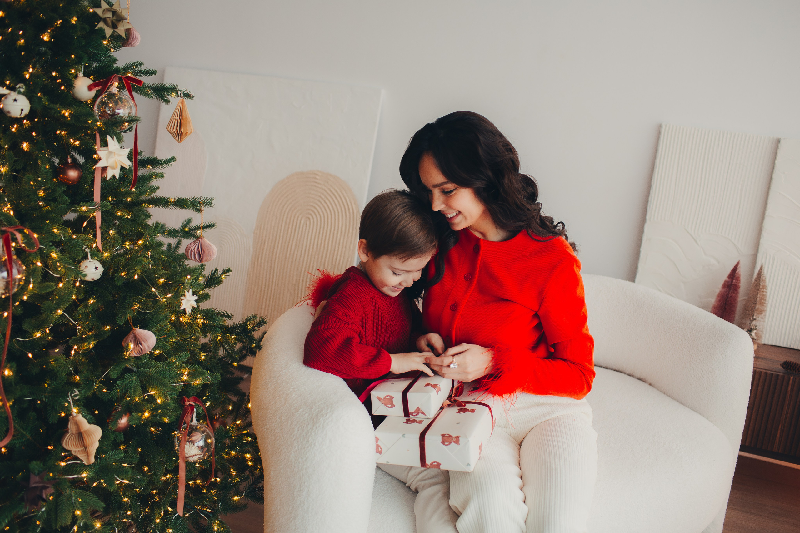 Новогодняя съёмка в студии. Фотограф Евгения Мальцева, Архангельск