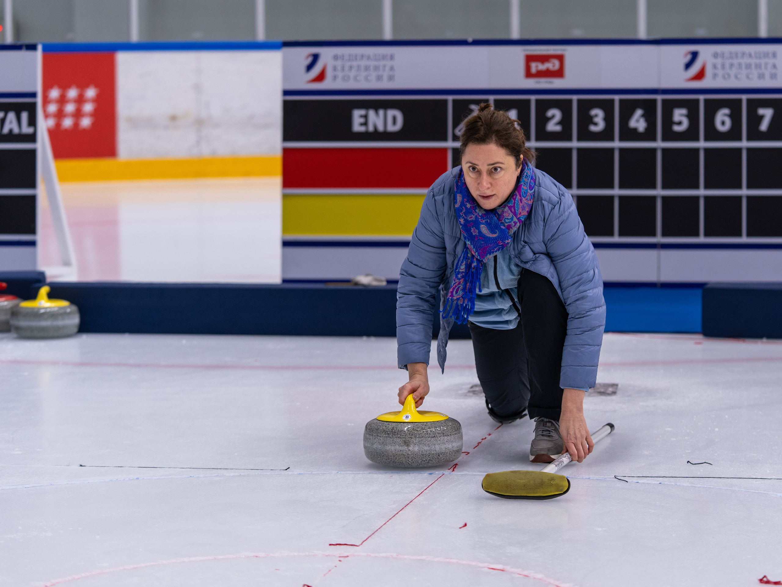 Керлинг для компании Р-Фарм. Репортажный фотограф в Красной Поляне и Сочи Павлюченко Екатерина