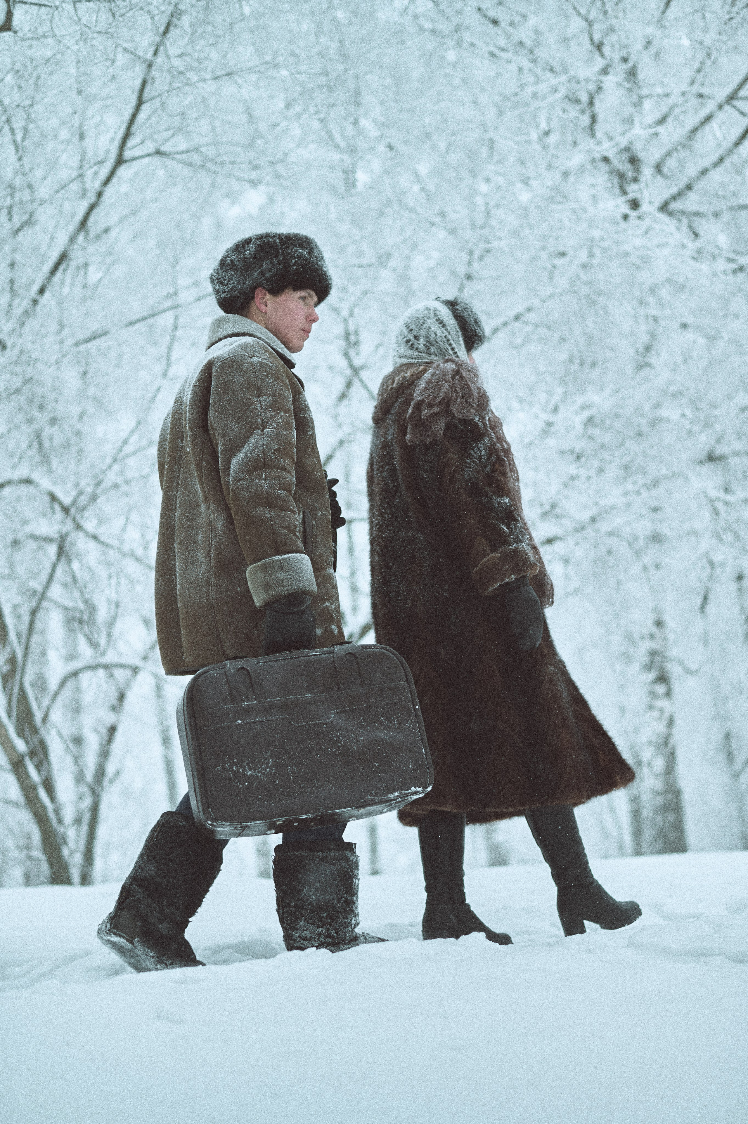 Арина и Кирилл. Вьюга. Женский фотограф в Череповце Даша Акулич