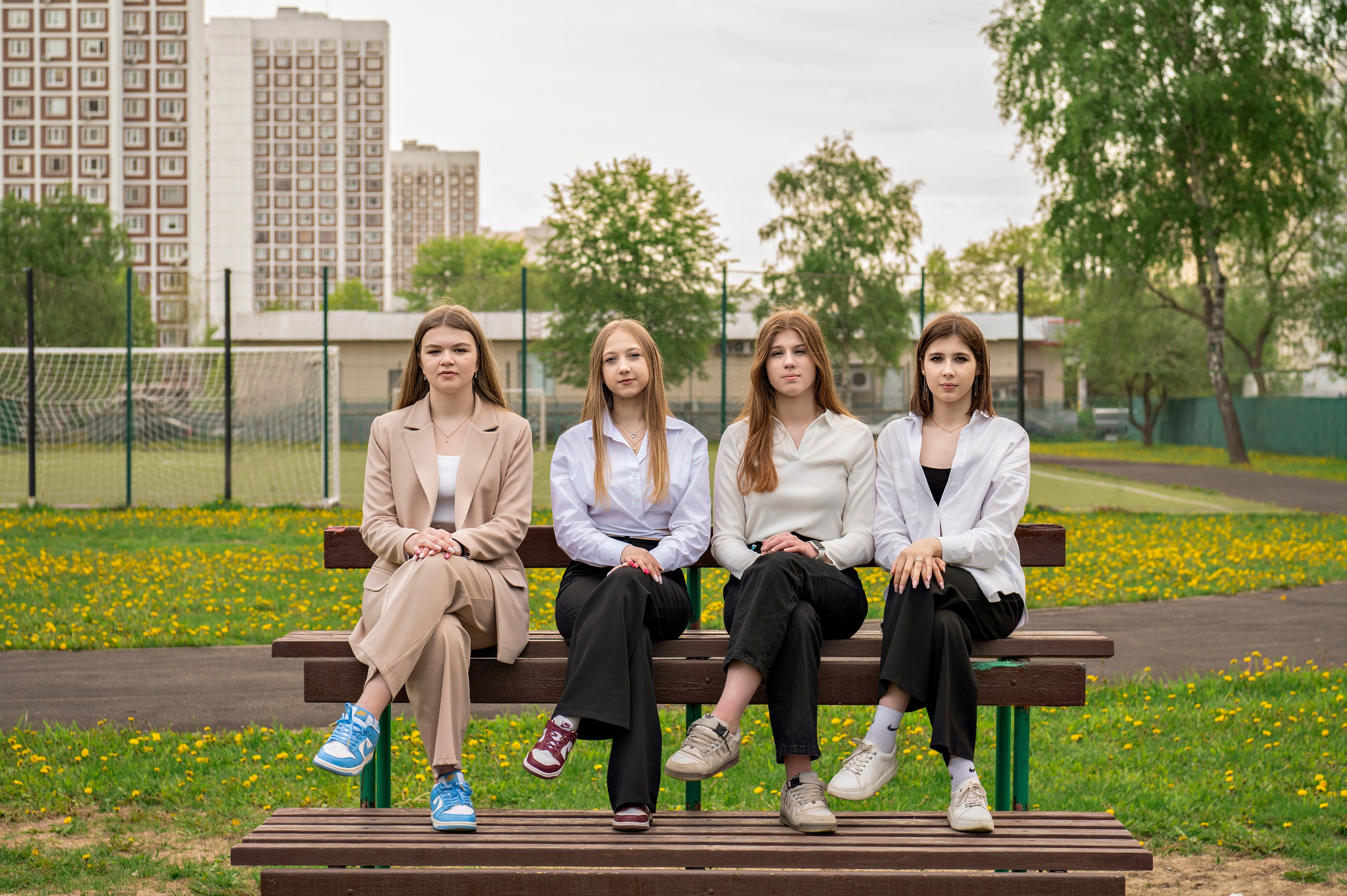 Весенняя фотосессия Школа 953. Детский и семейный фотограф г. Москва Оксана Катаджи