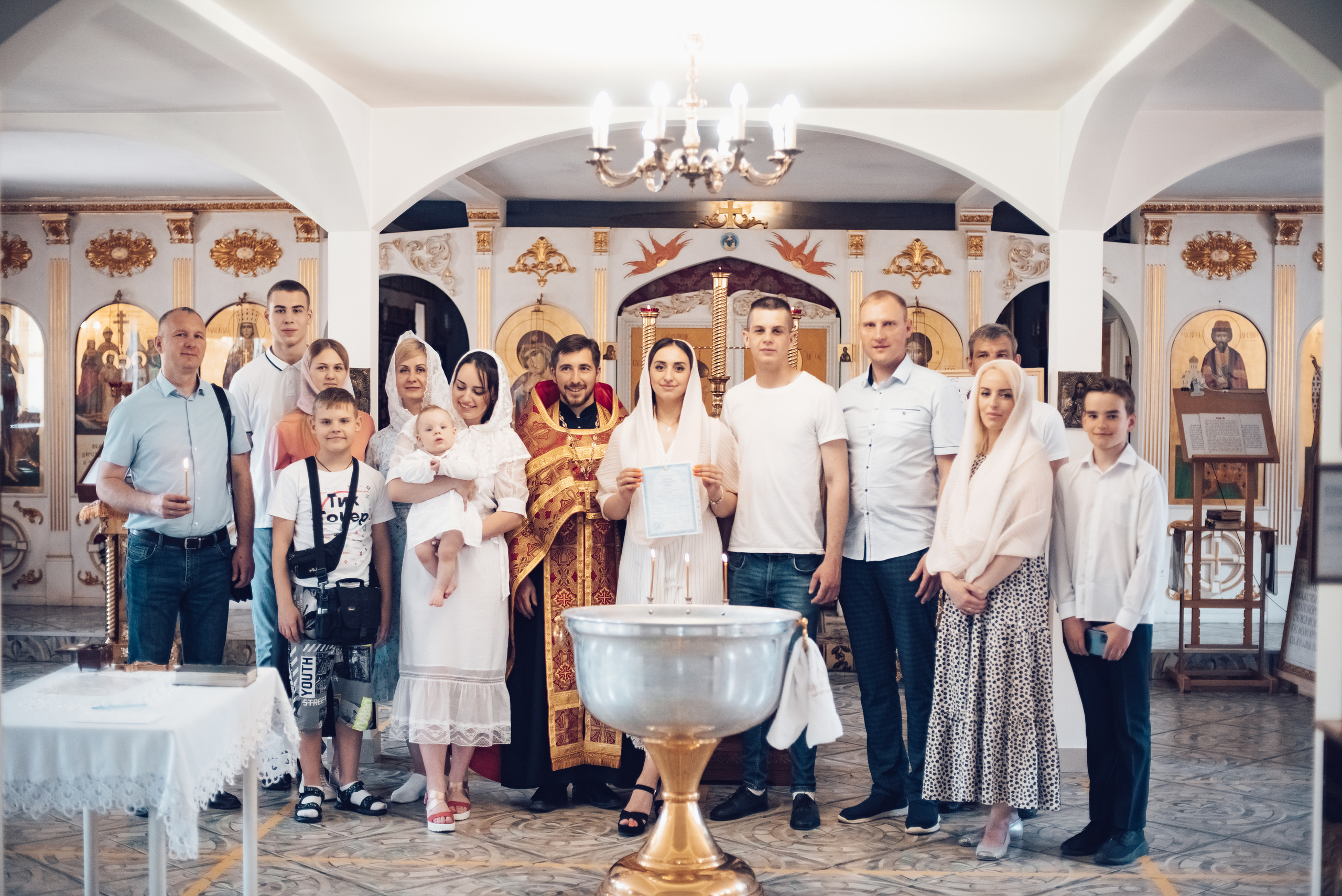 Фотосессия Крещения в Санкт-Петербурге. Фотограф Юлия Кондратьева