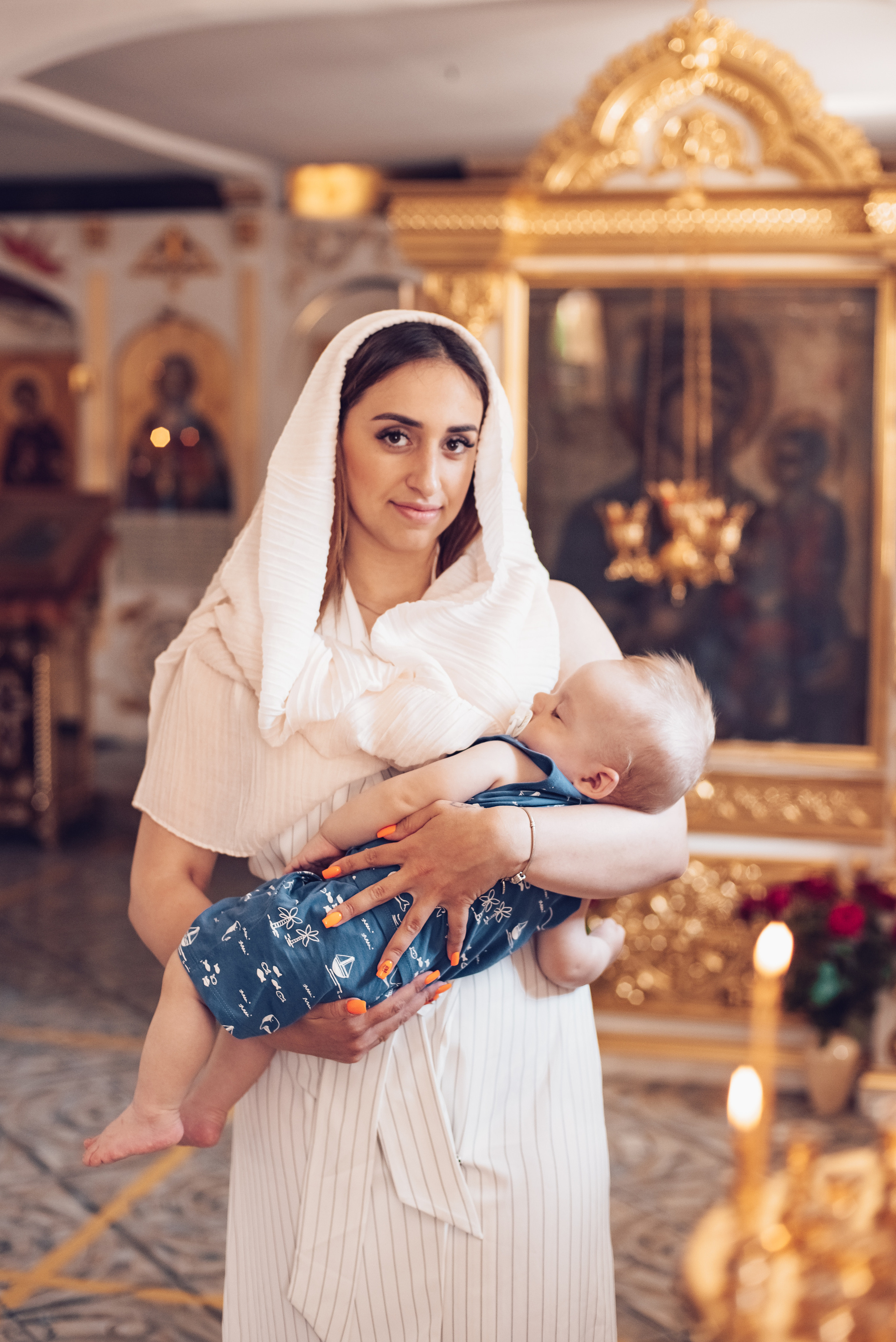 Фотосессия Крещения в Санкт-Петербурге. Фотограф Юлия Кондратьева
