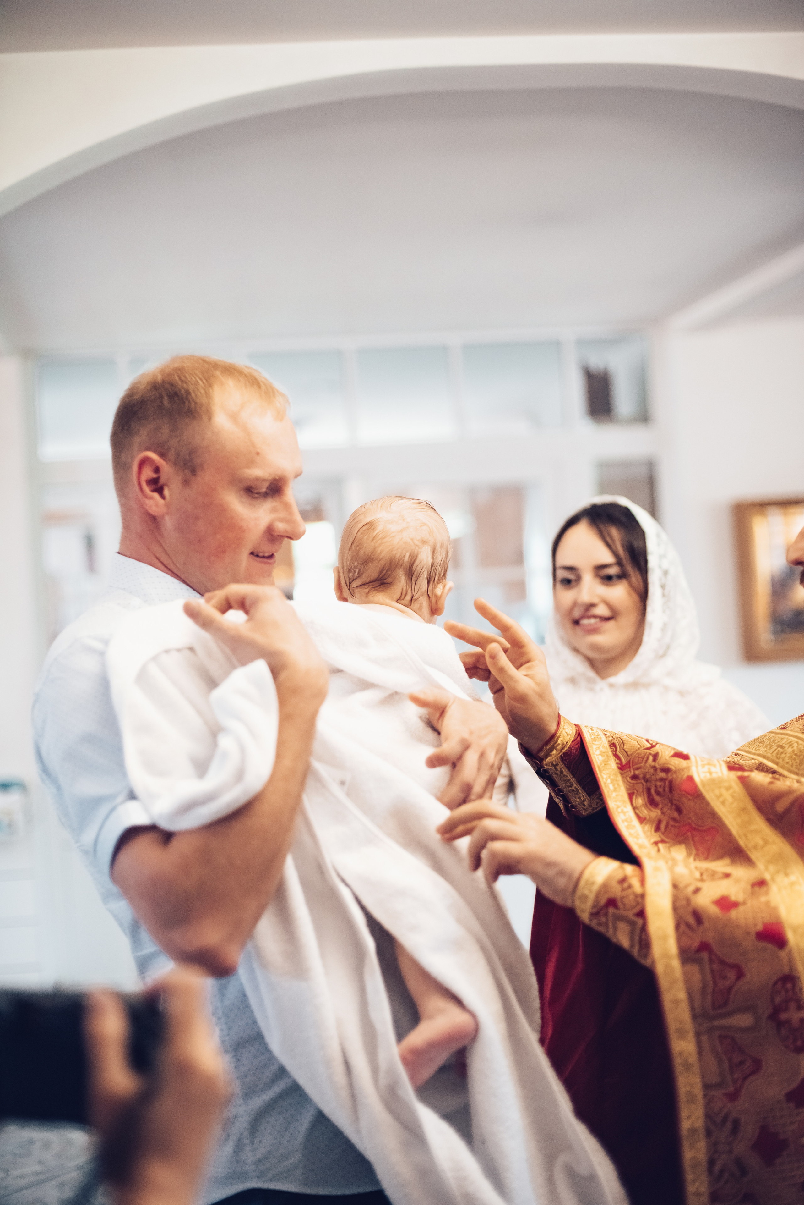 Фотосессия Крещения в Санкт-Петербурге. Фотограф Юлия Кондратьева