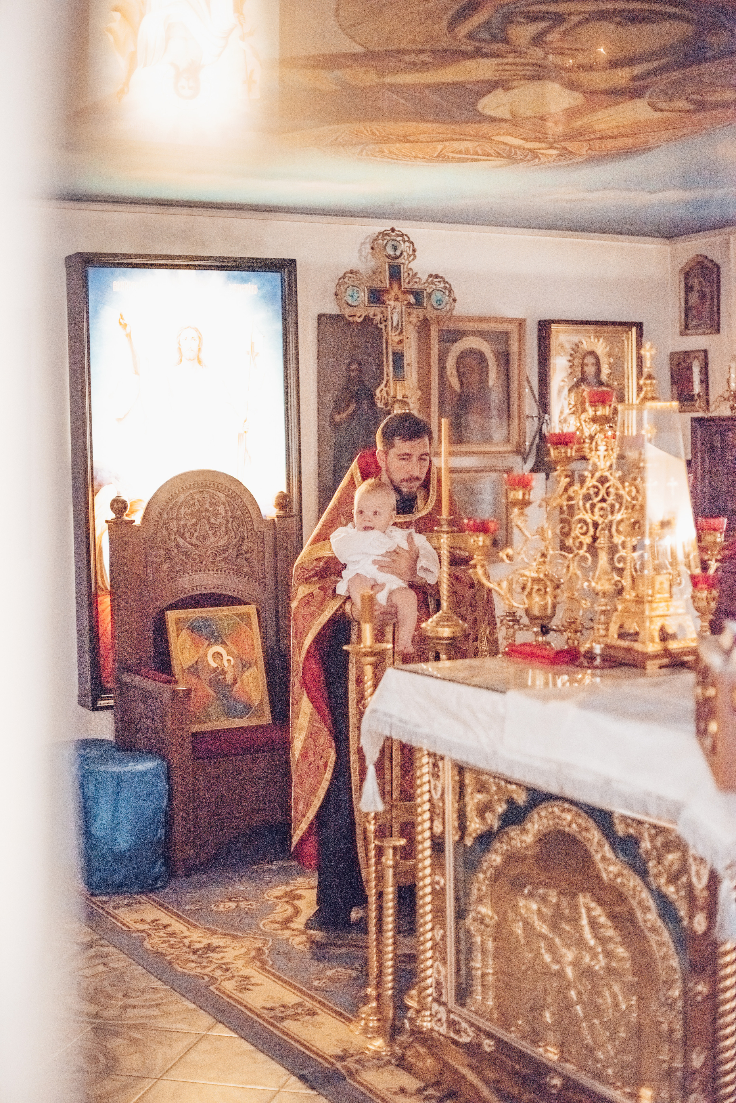 Фотосессия Крещения в Санкт-Петербурге. Фотограф Юлия Кондратьева