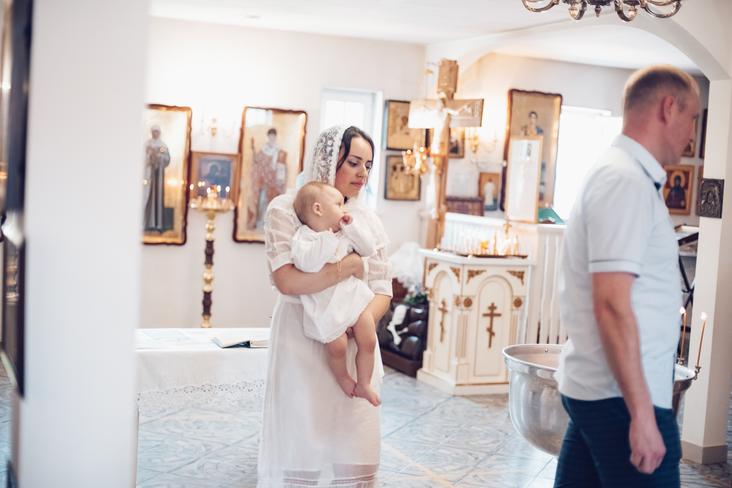 Фотосессия Крещения в Санкт-Петербурге. Фотограф Юлия Кондратьева
