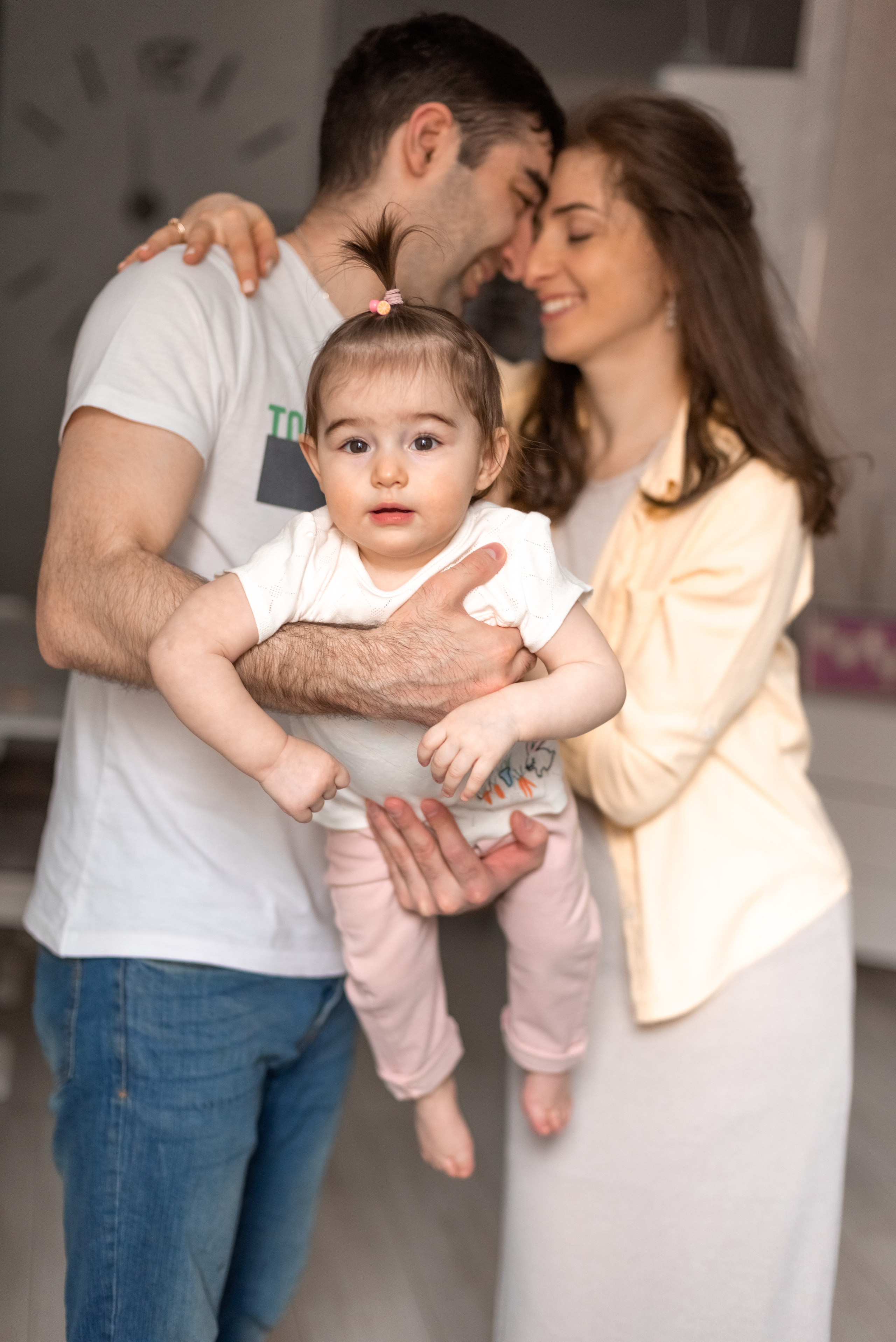 Семейная фотосессия дома. Фотограф Юлия Кондратьева