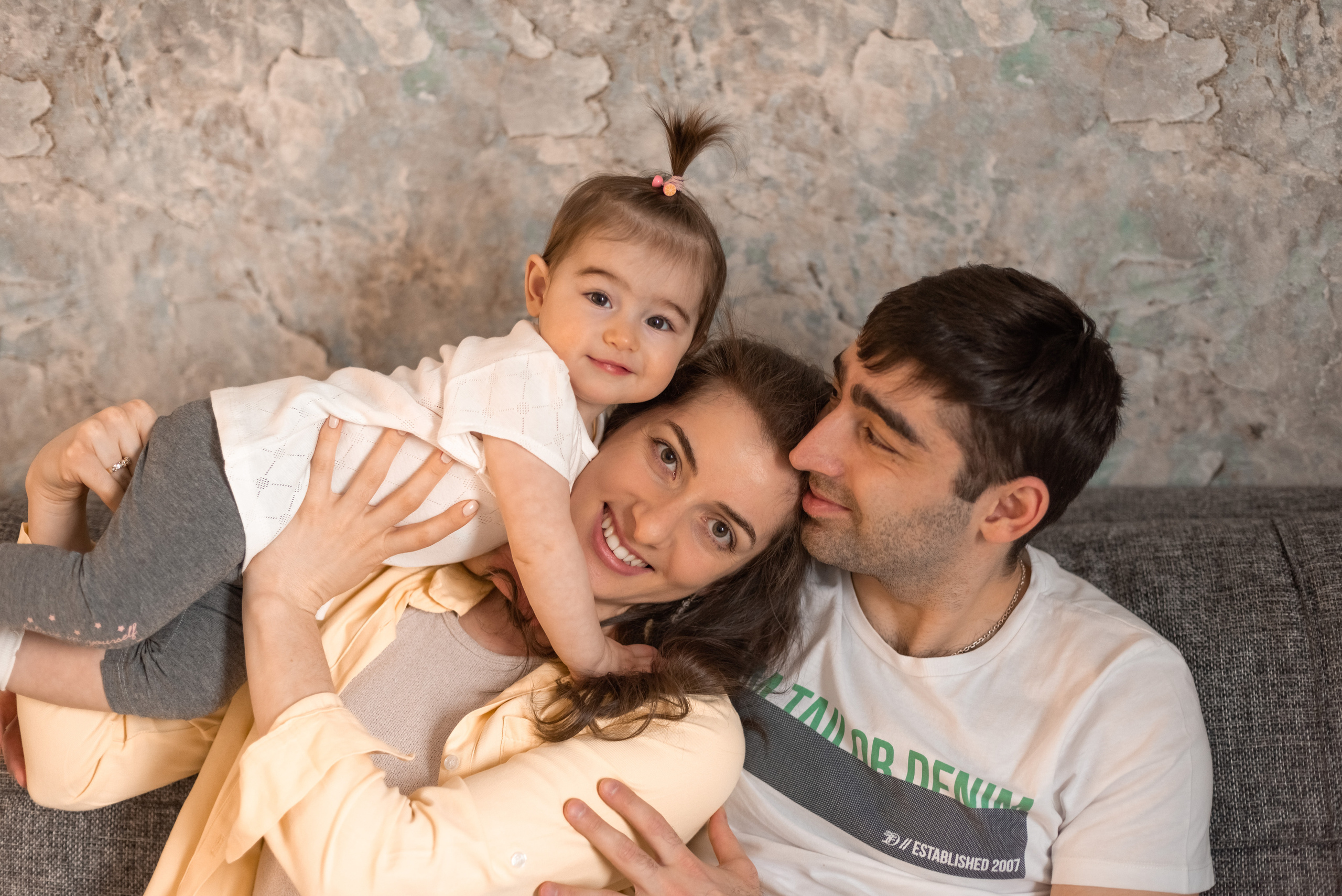 Семейная фотосессия дома. Фотограф Юлия Кондратьева