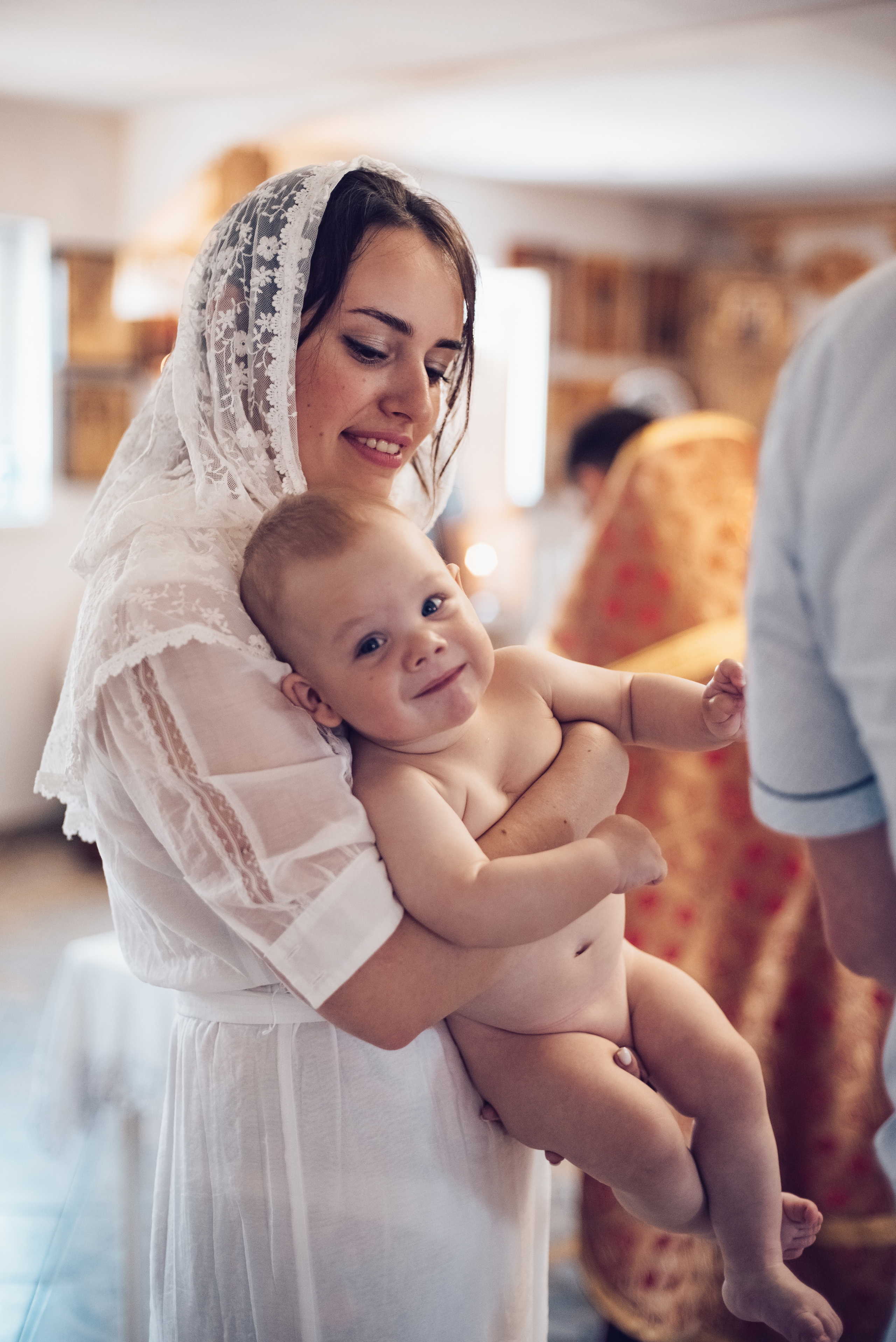 Фотосессия Крещения в Санкт-Петербурге. Фотограф Юлия Кондратьева