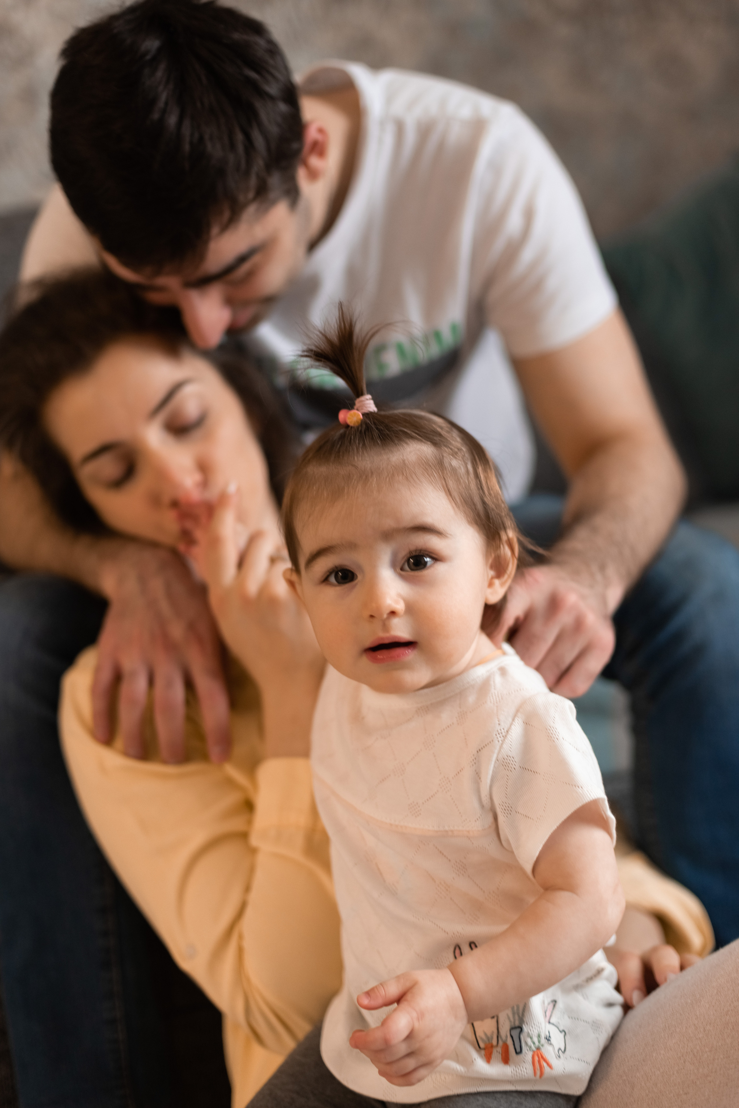 Семейная фотосессия дома. Фотограф Юлия Кондратьева