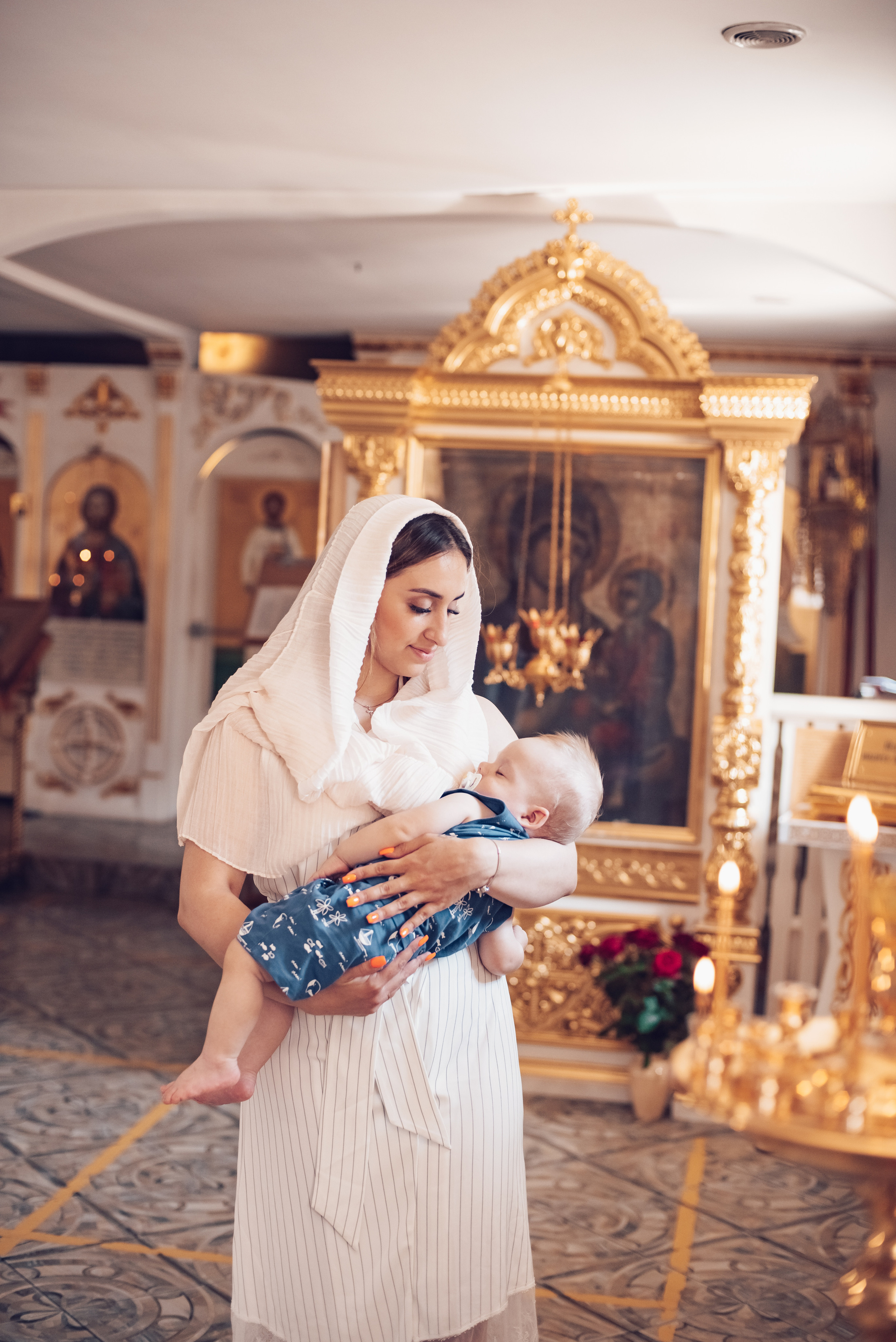 Фотосессия Крещения в Санкт-Петербурге. Фотограф Юлия Кондратьева