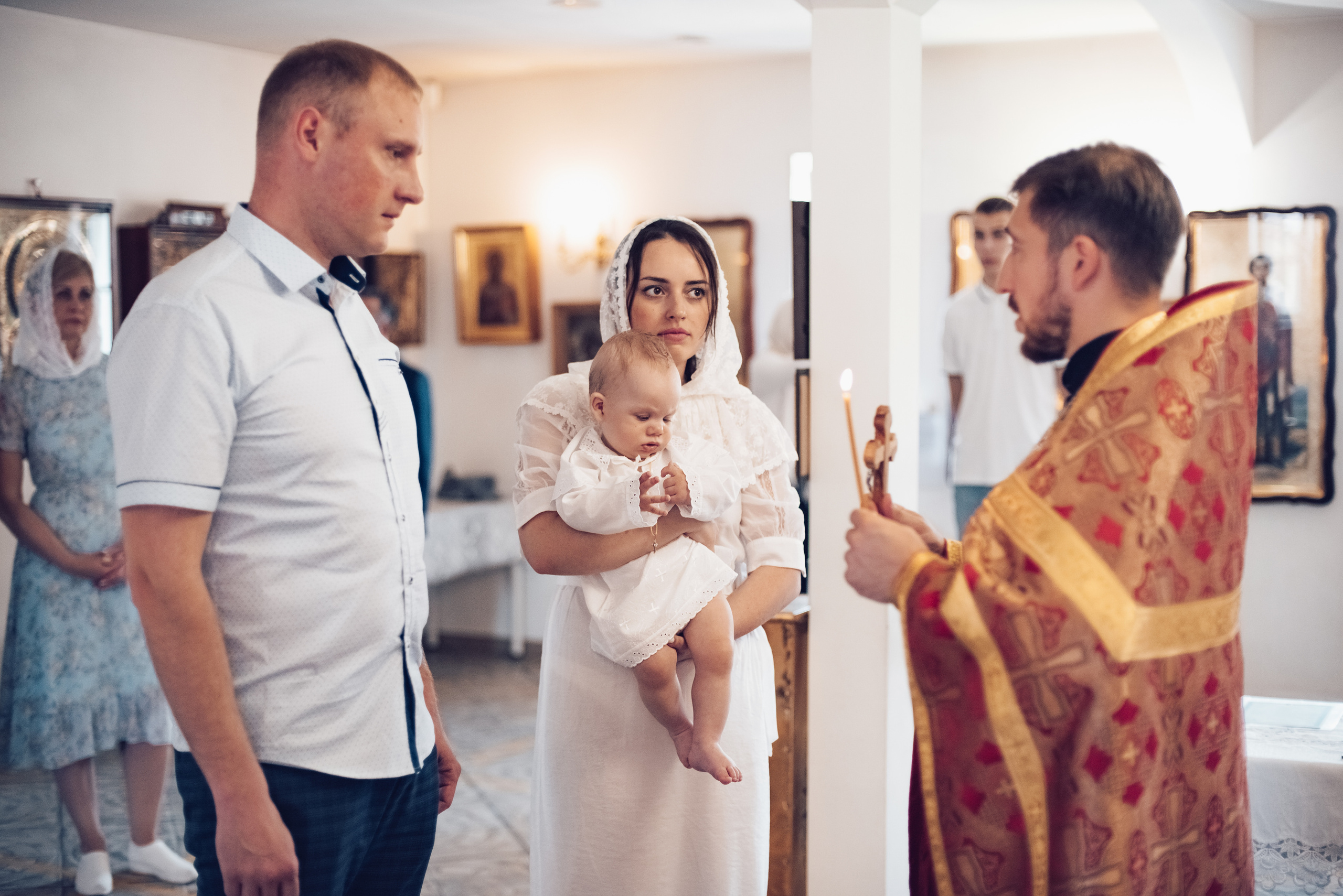 Фотосессия Крещения в Санкт-Петербурге. Фотограф Юлия Кондратьева