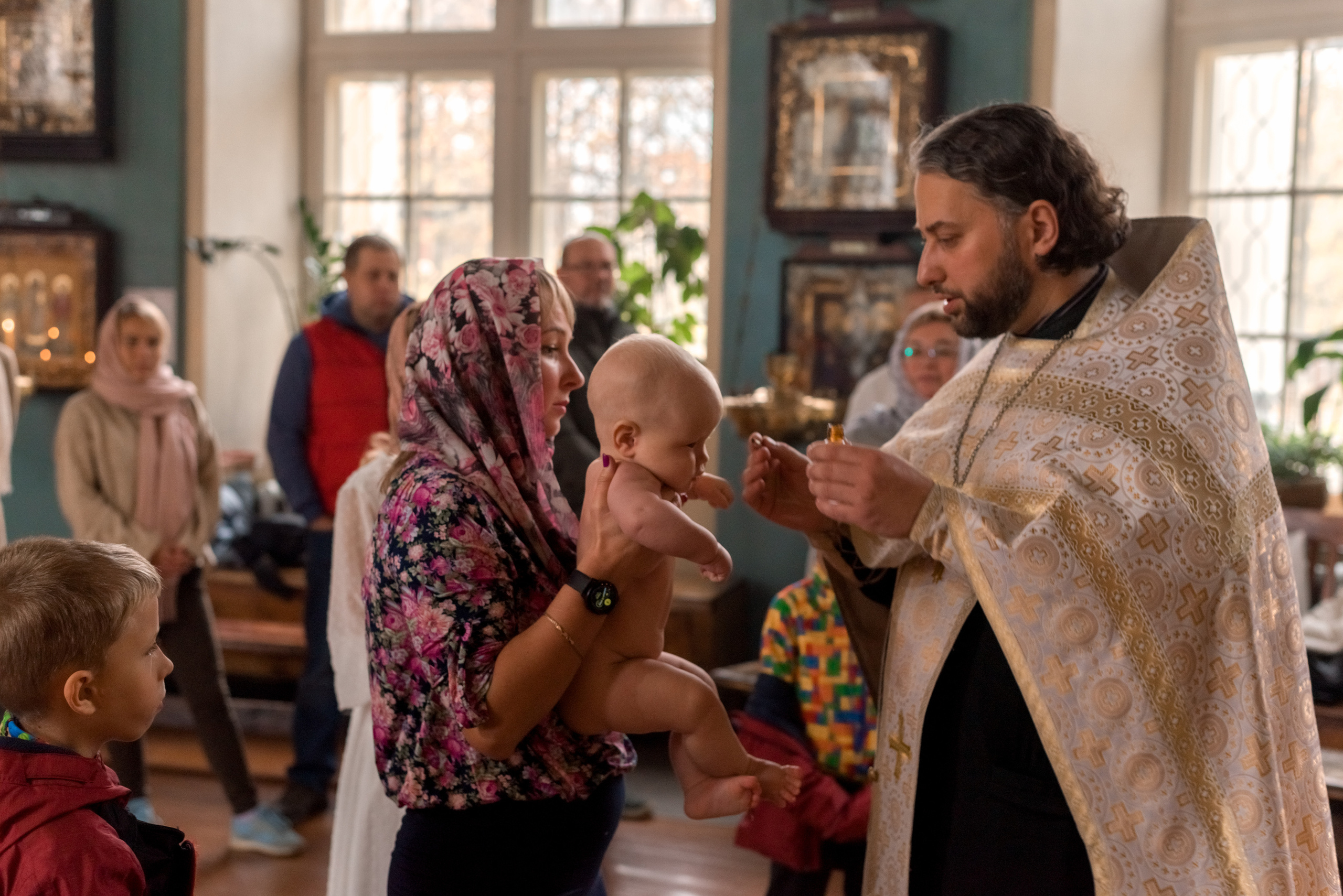 Фотосессия Крещения в СПб. Фотограф Юлия Кондратьева