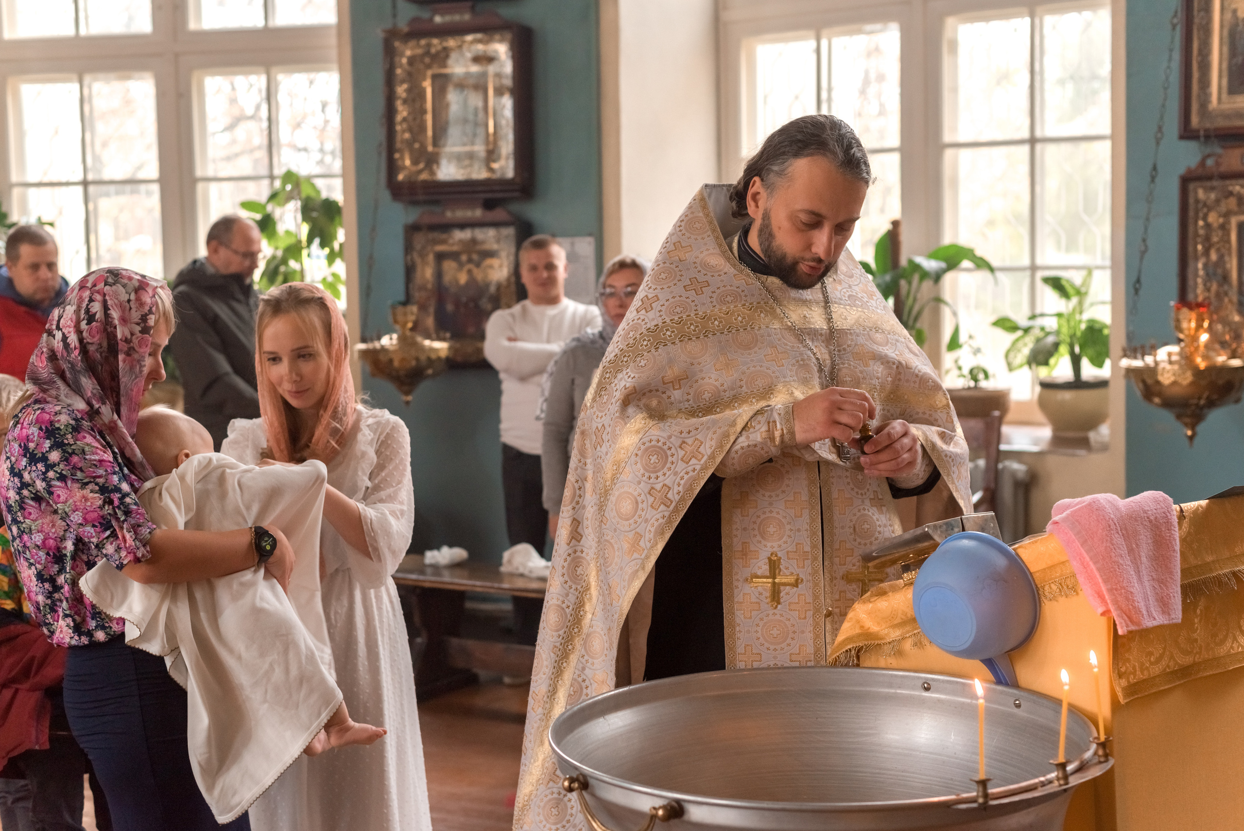 Фотосессия Крещения в СПб. Фотограф Юлия Кондратьева