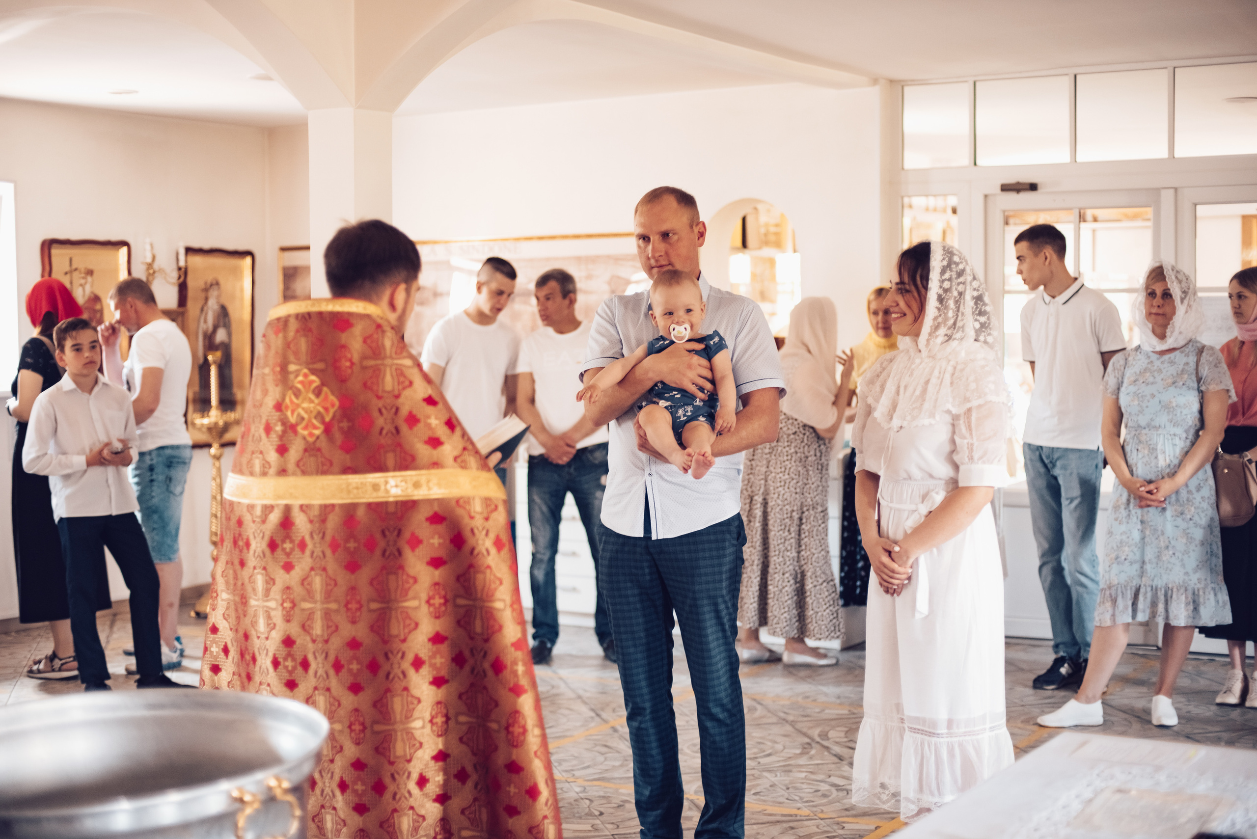 Фотосессия Крещения в Санкт-Петербурге. Фотограф Юлия Кондратьева