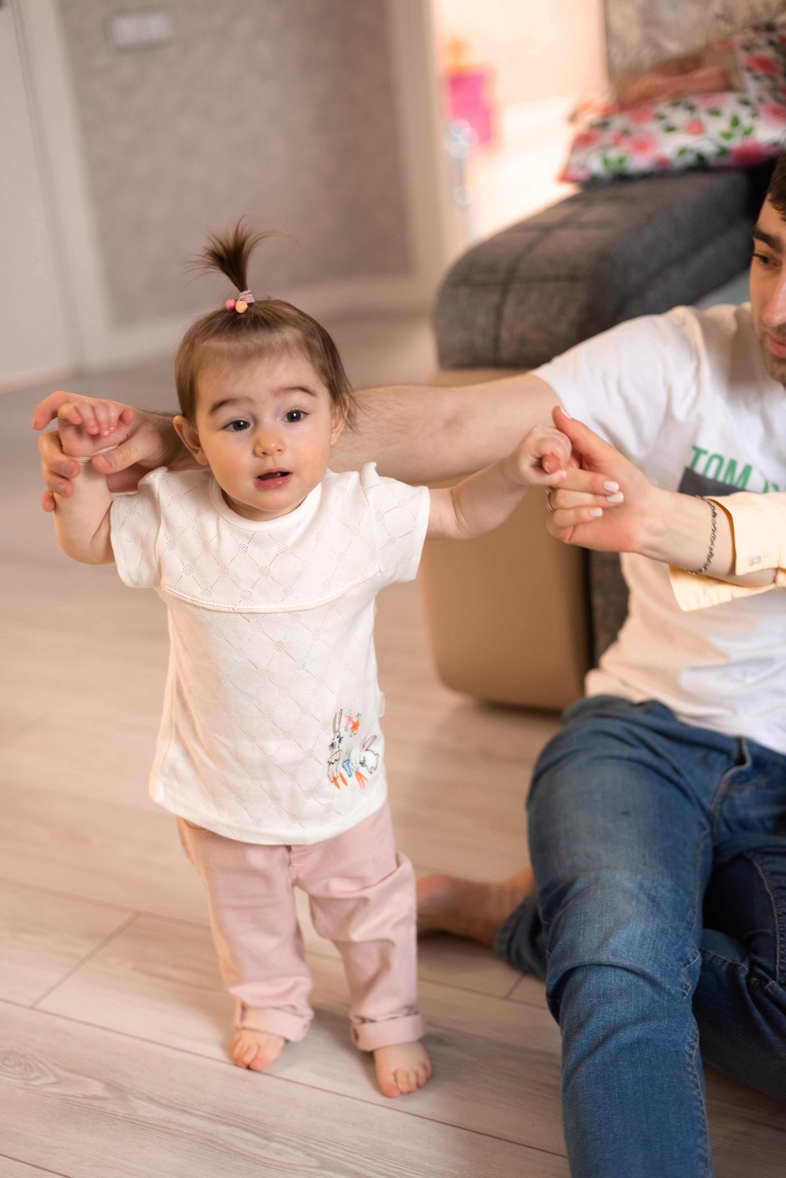 Семейная фотосессия дома. Фотограф Юлия Кондратьева