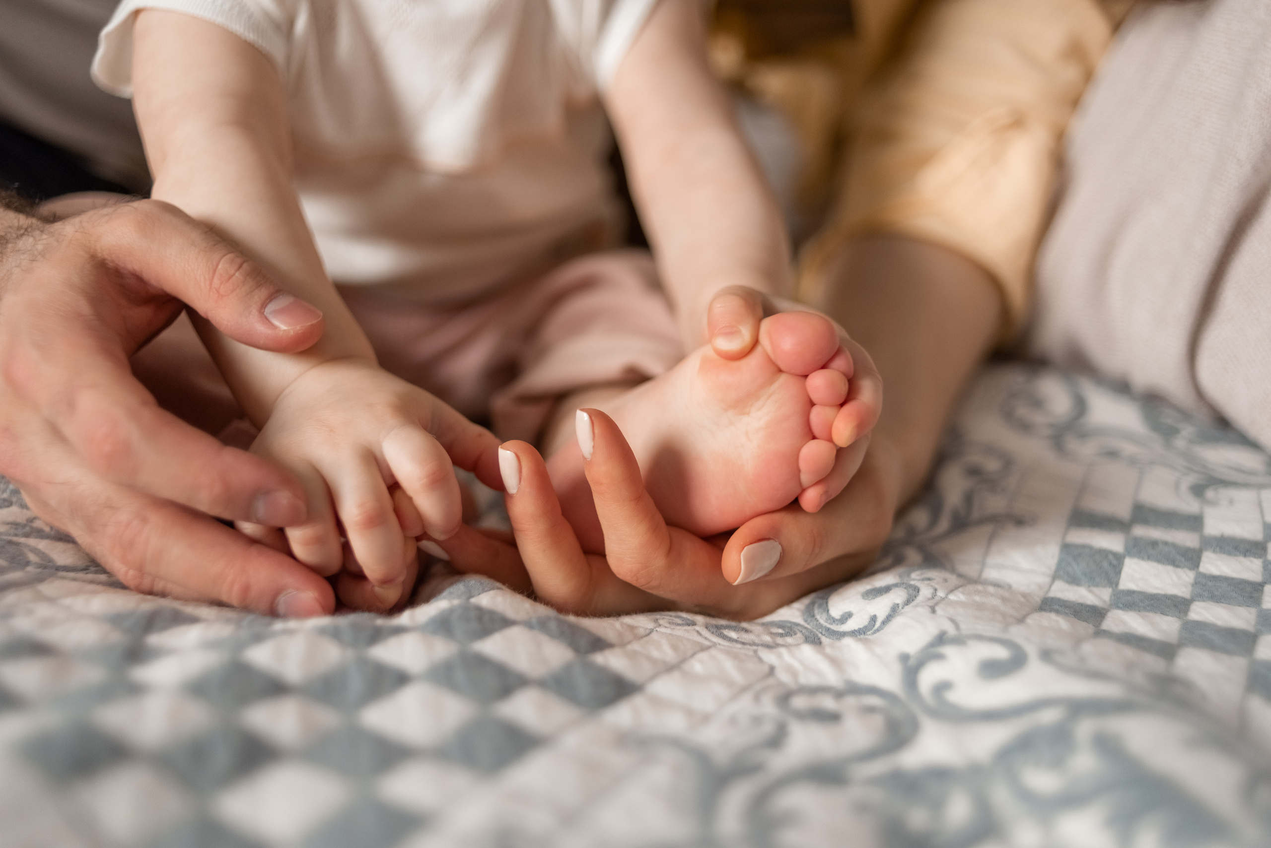 Семейная фотосессия дома. Фотограф Юлия Кондратьева