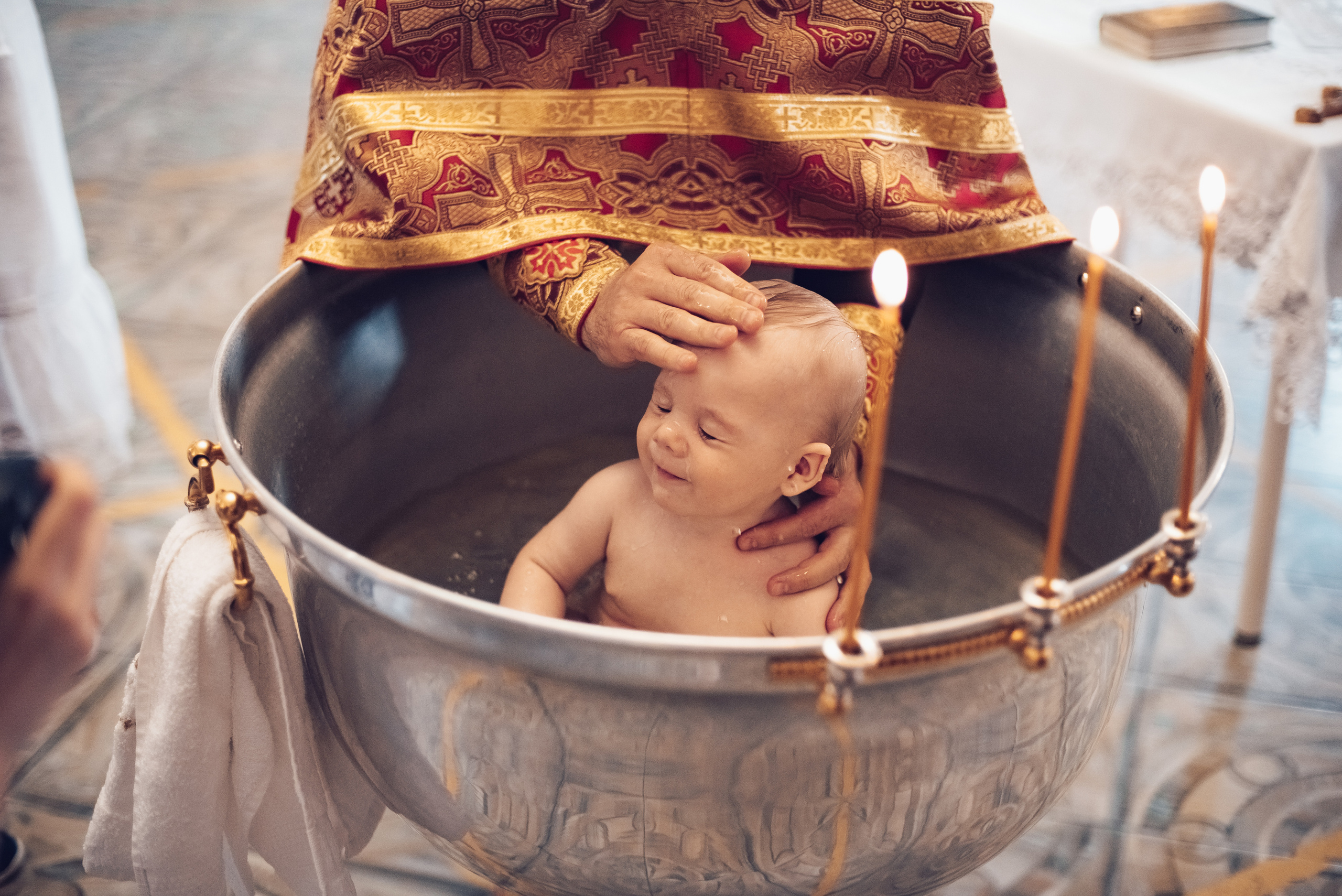 Фотосессия Крещения в Санкт-Петербурге. Фотограф Юлия Кондратьева