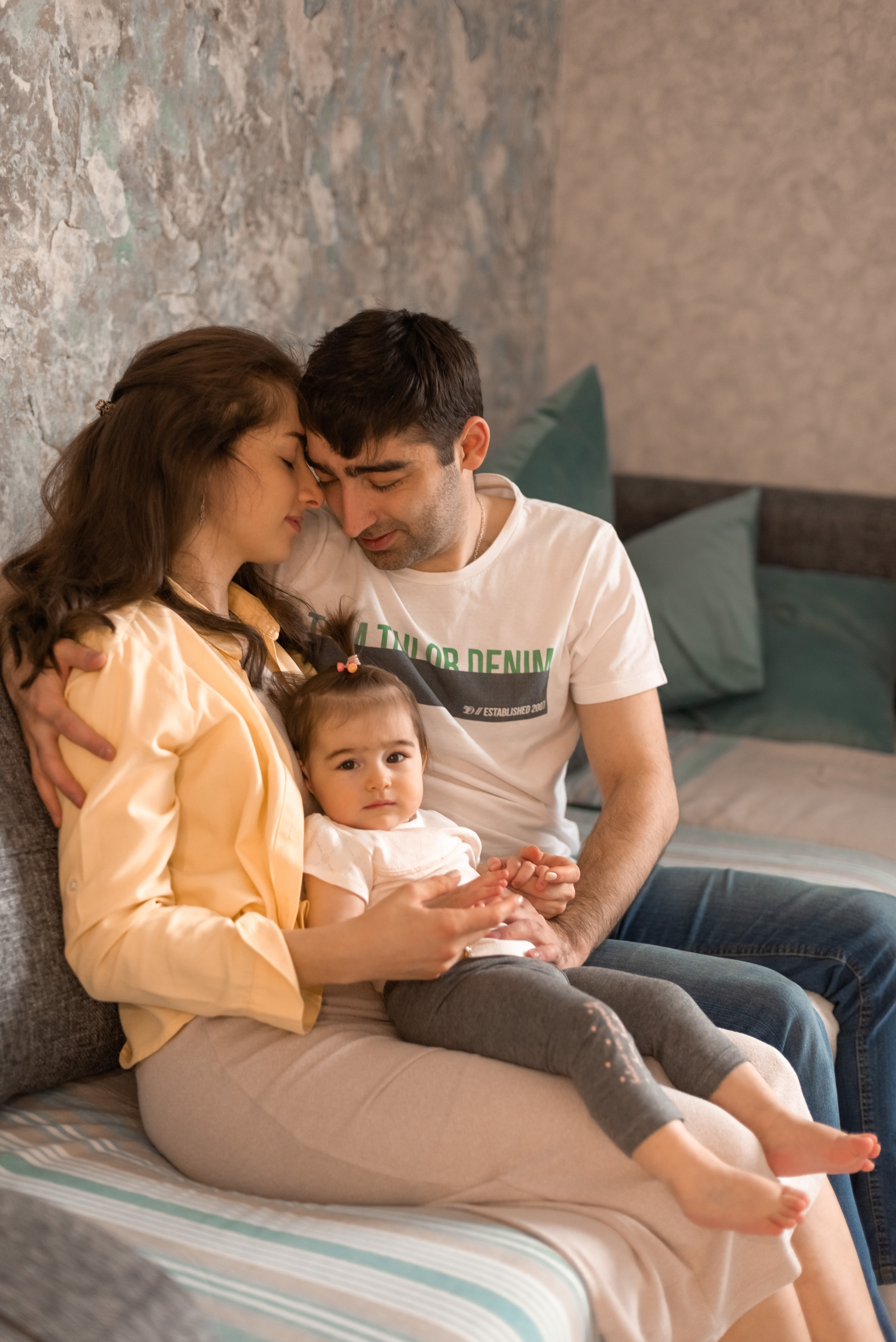 Семейная фотосессия дома. Фотограф Юлия Кондратьева