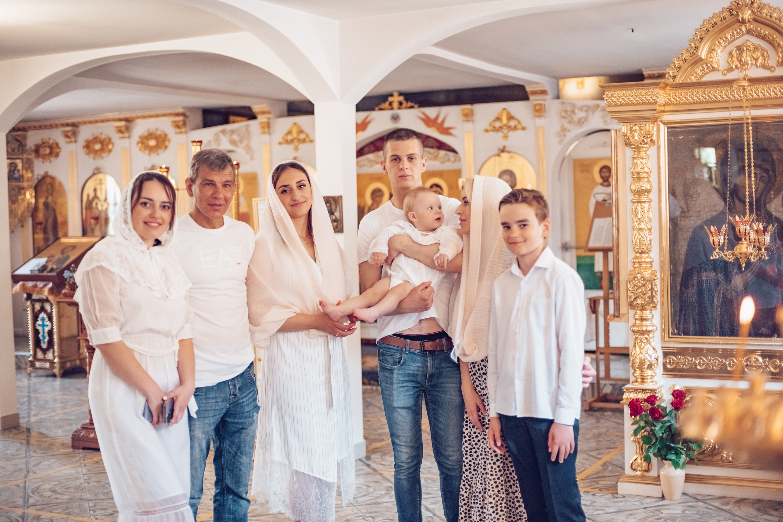 Фотосессия Крещения в Санкт-Петербурге. Фотограф Юлия Кондратьева