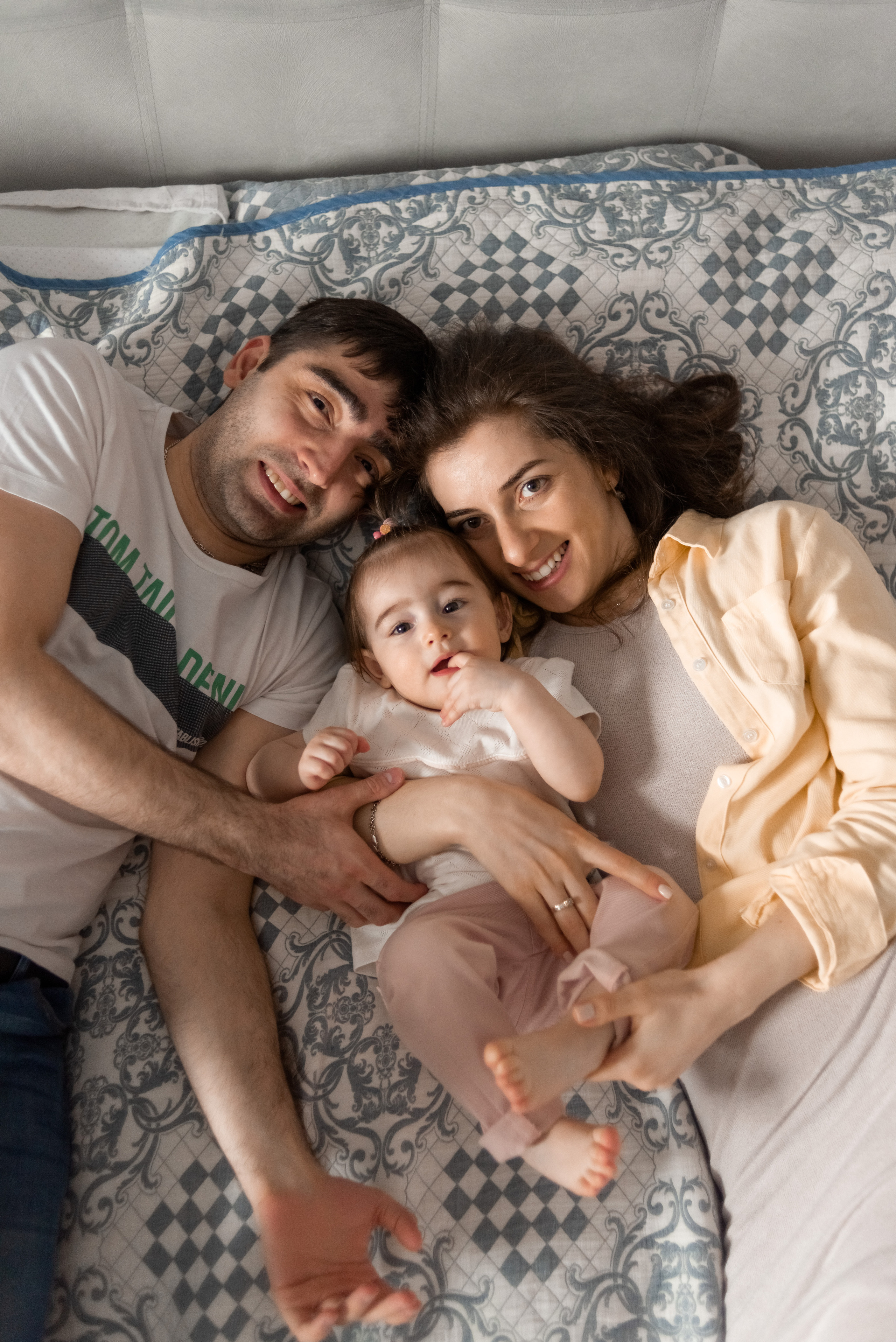 Семейная фотосессия дома. Фотограф Юлия Кондратьева