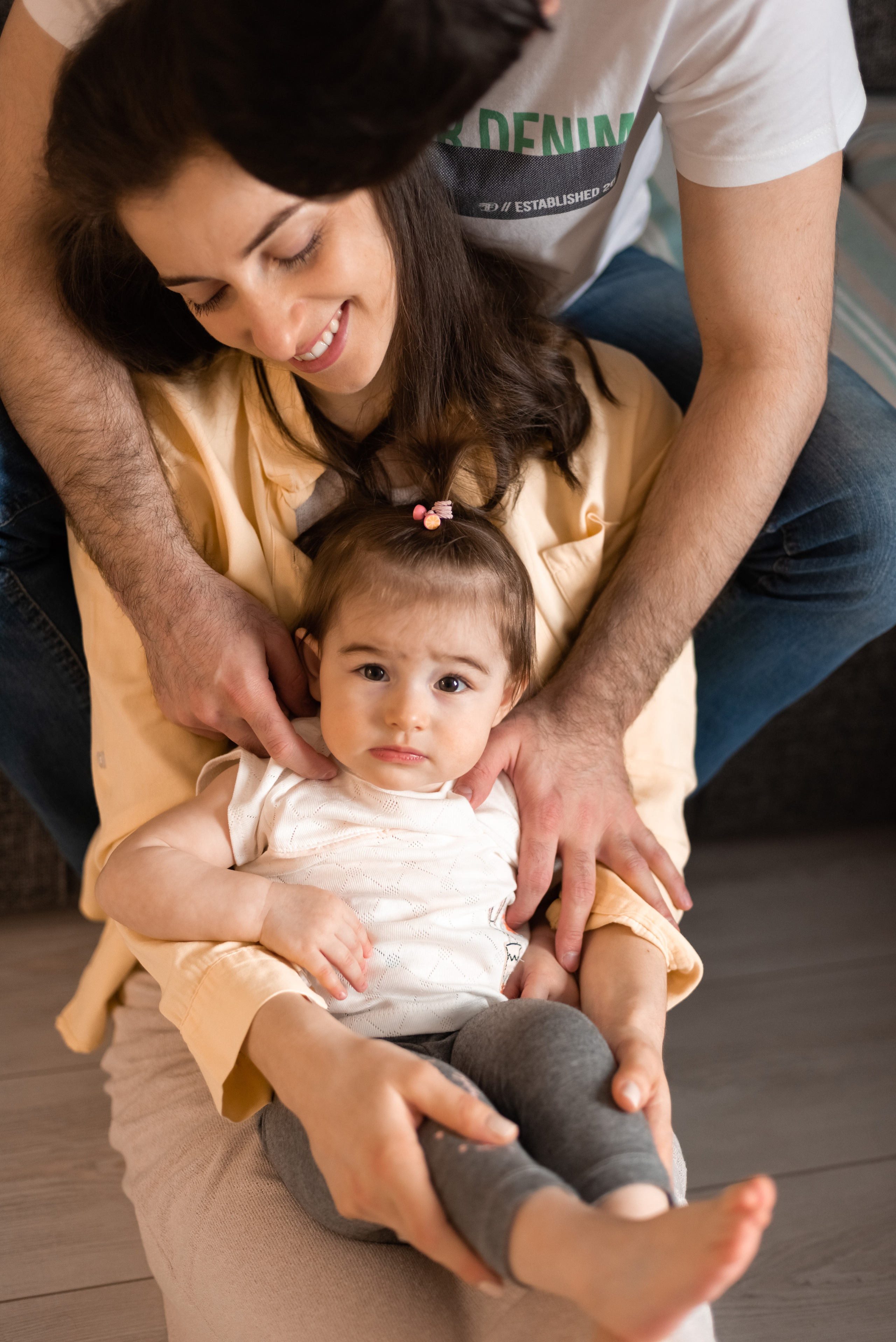 Семейная фотосессия дома. Фотограф Юлия Кондратьева
