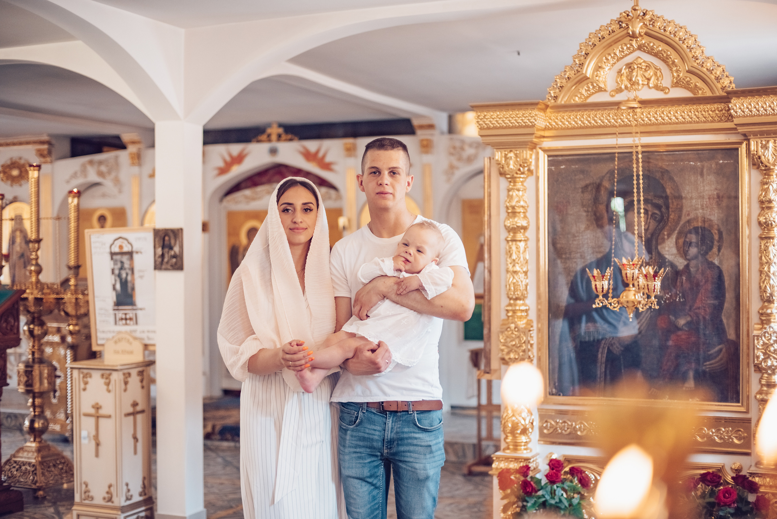Фотосессия Крещения в Санкт-Петербурге. Фотограф Юлия Кондратьева