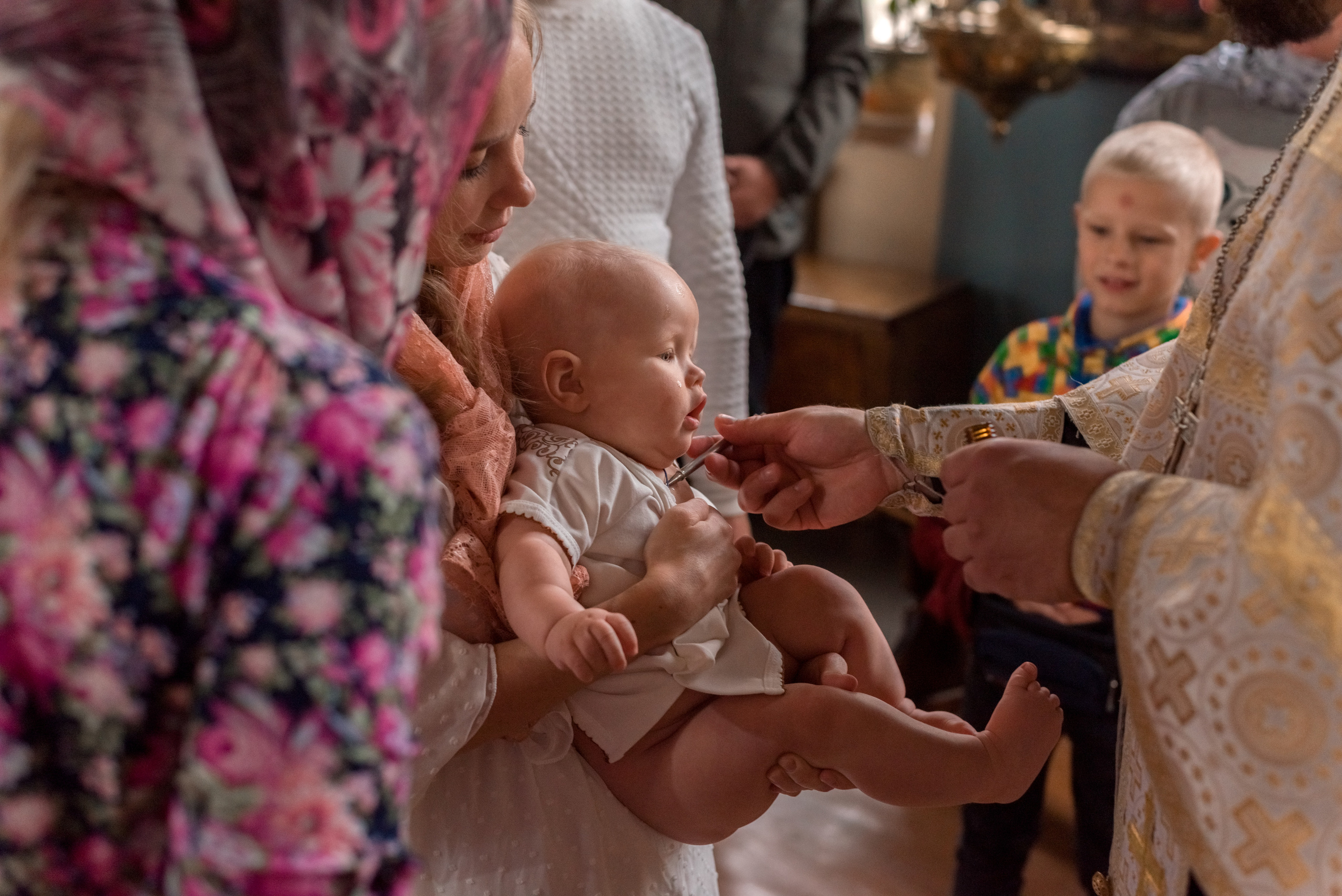 Фотосессия Крещения в СПб. Фотограф Юлия Кондратьева