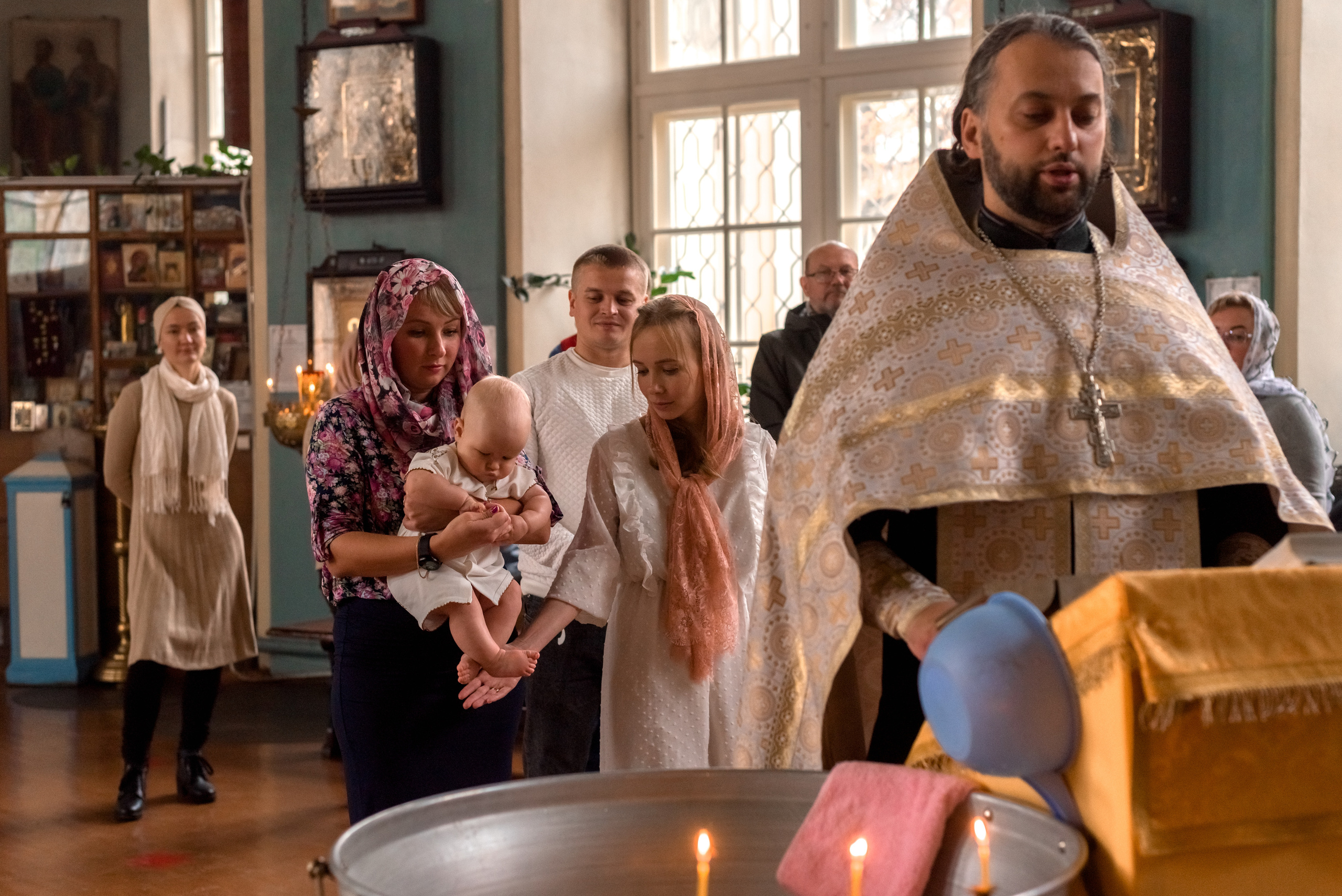 Фотосессия Крещения в СПб. Фотограф Юлия Кондратьева