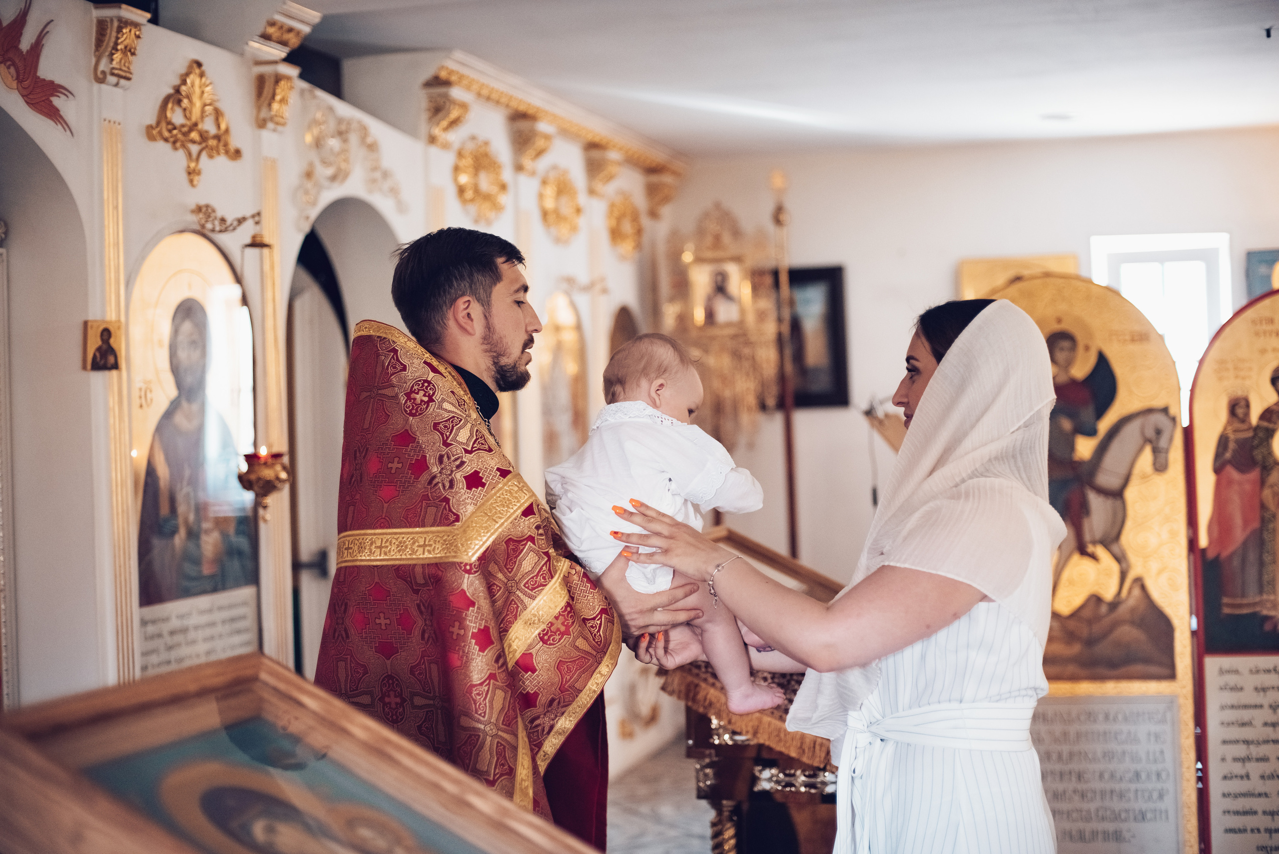 Фотосессия Крещения в Санкт-Петербурге. Фотограф Юлия Кондратьева