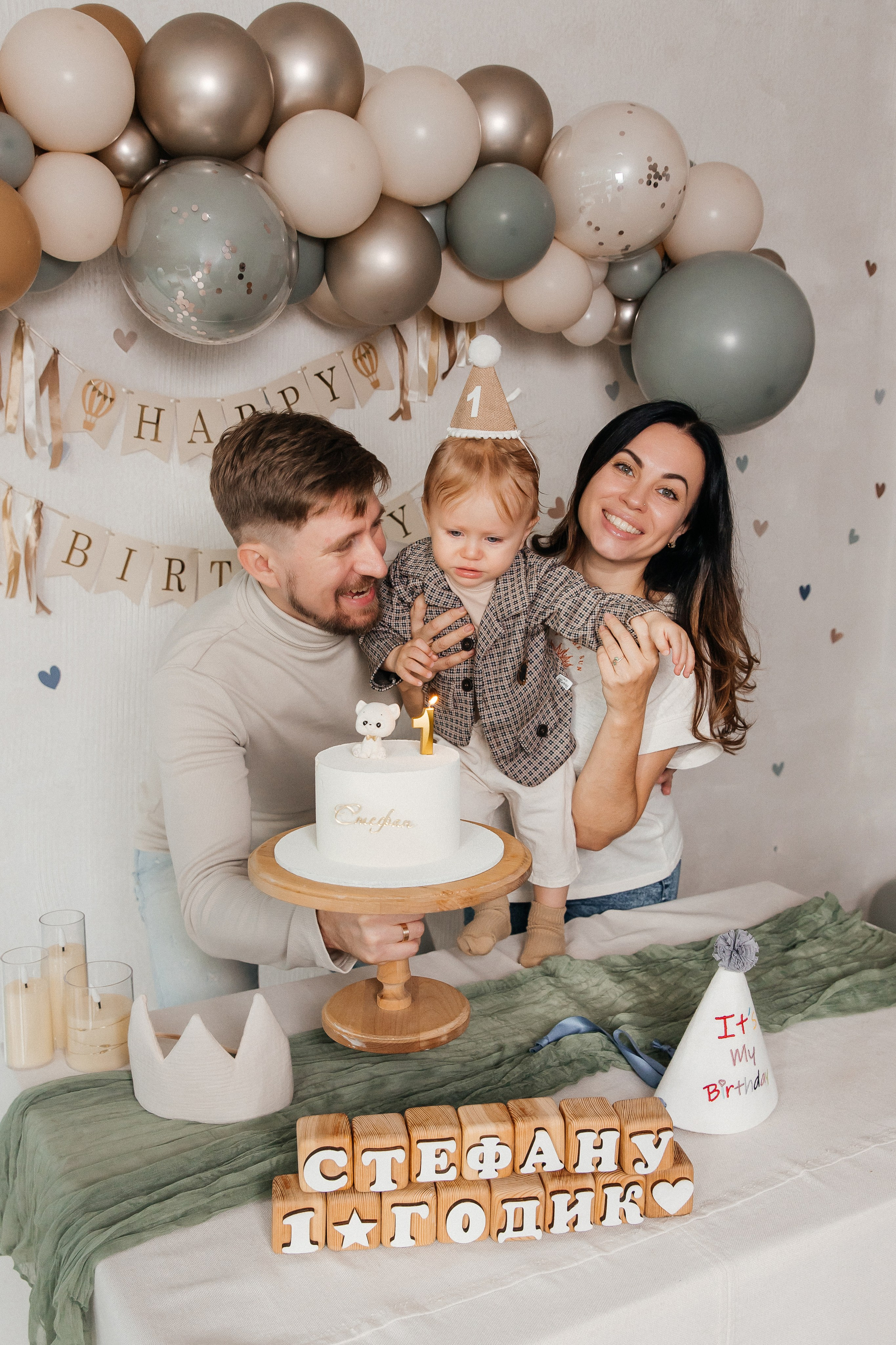 Фотосессия на 1 годик, детская фотостудия Кемерово