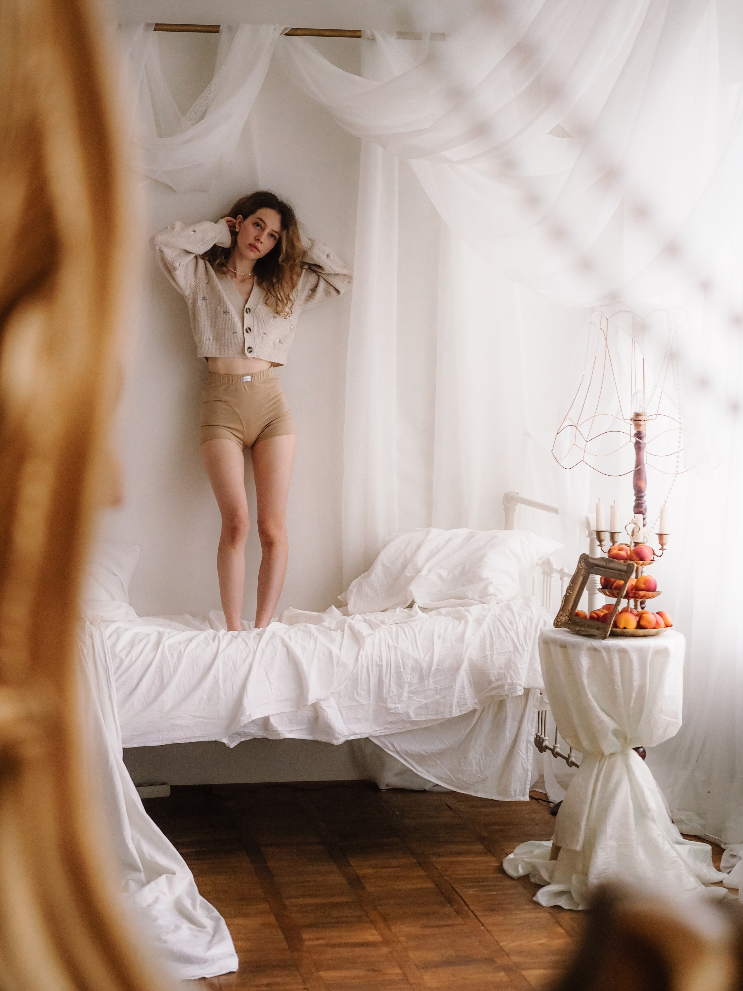 Утро и аромат персиков. Фотограф Рязань. Семейный Свадебный фотограф