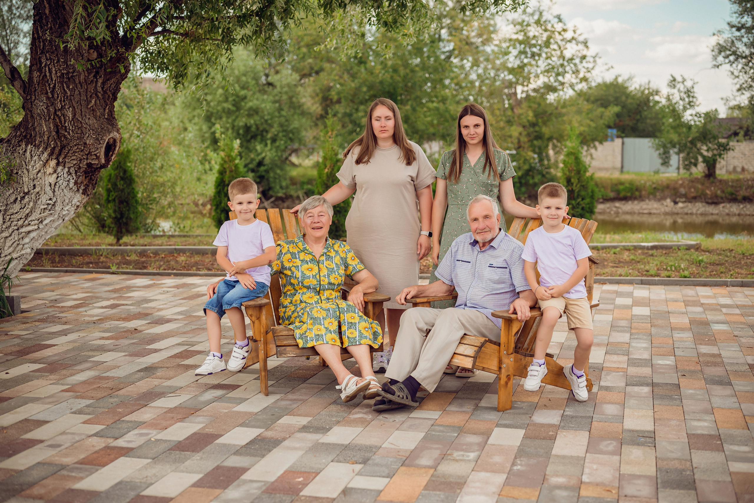 Большая семья. Семейный фотограф в Краснодаре