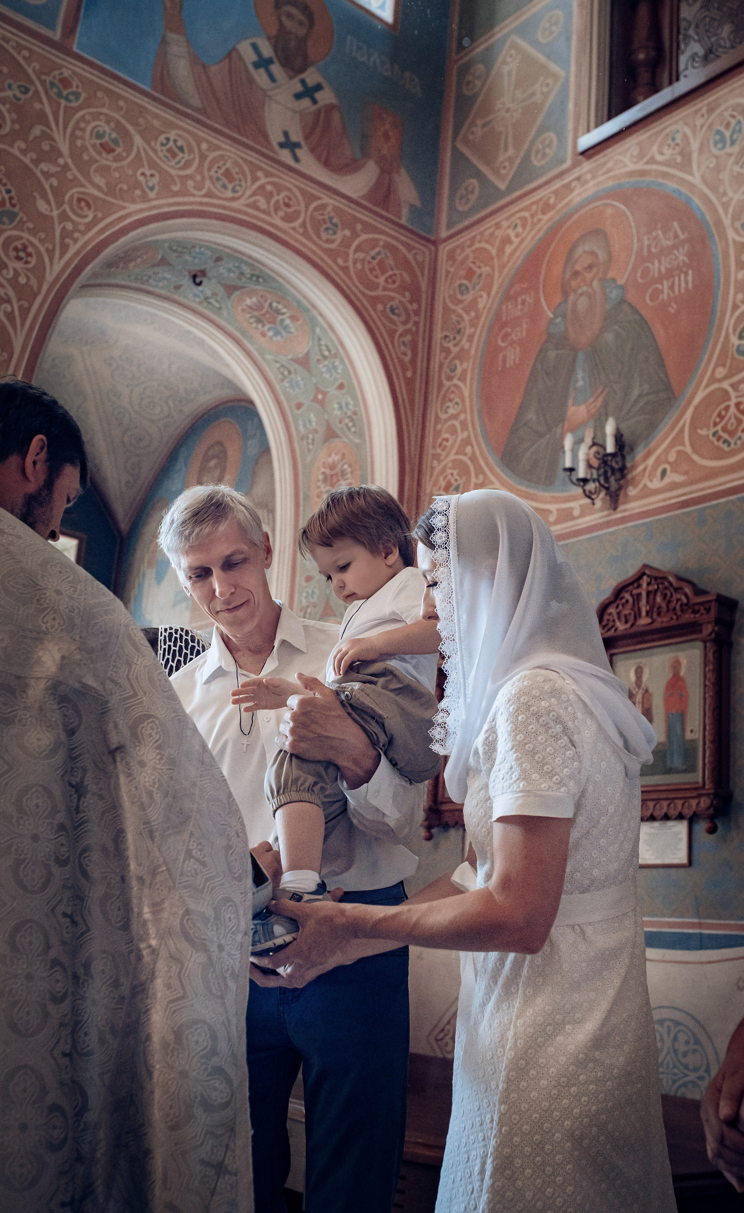 Сьемка крещения в Красноярске. Фотограф на крещение в Красноярске. Фотографы крещения/венчания  Красноярск Татьяна и Вячеслав Переваловы