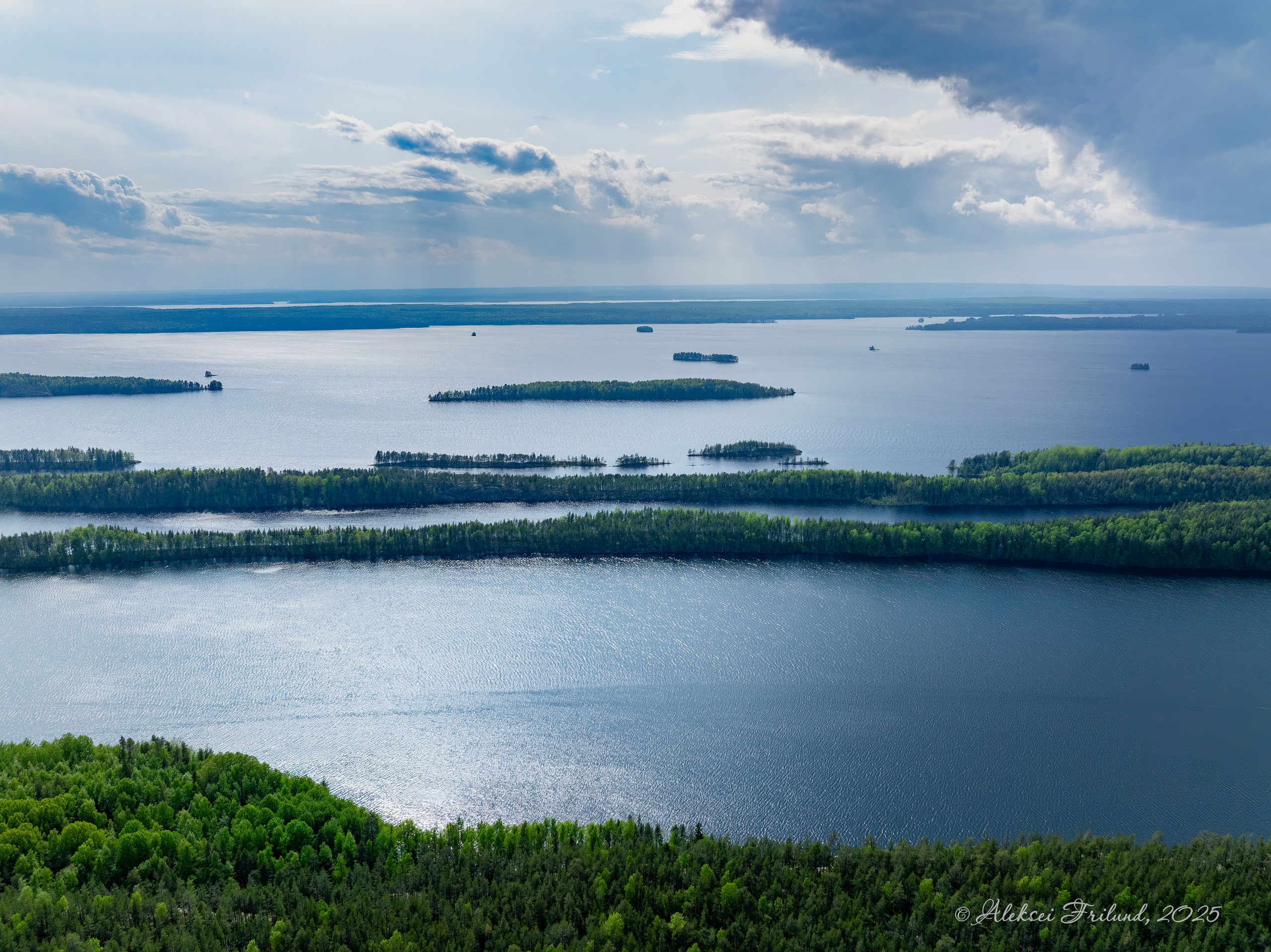 Онежское озеро. Аэросъемка. Фото и Видео в Карелии. Алексей Фрилунд