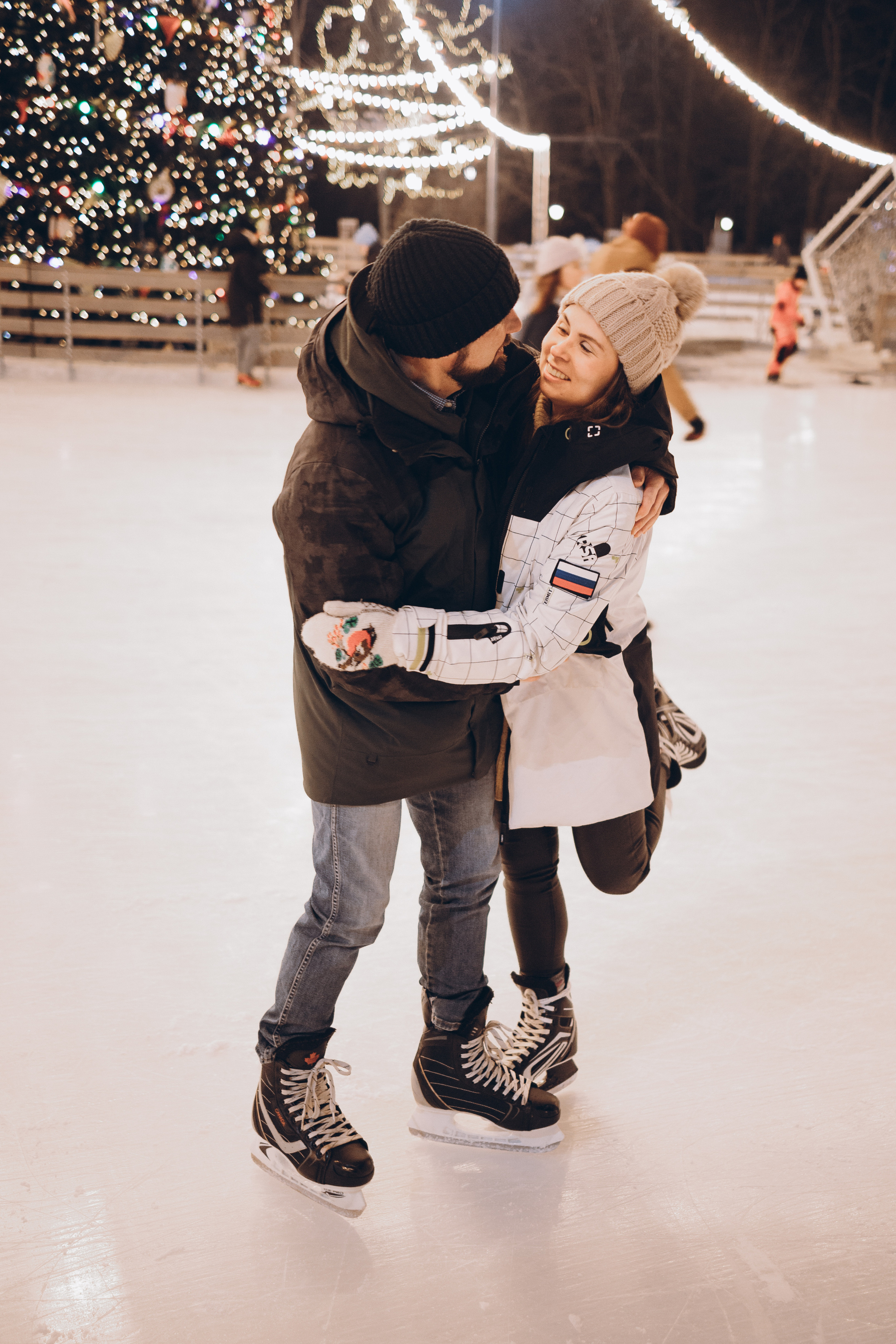 Паша+Маша. Свидание на катке. Фотограф в Санкт-Петербурге Светлана Арестова