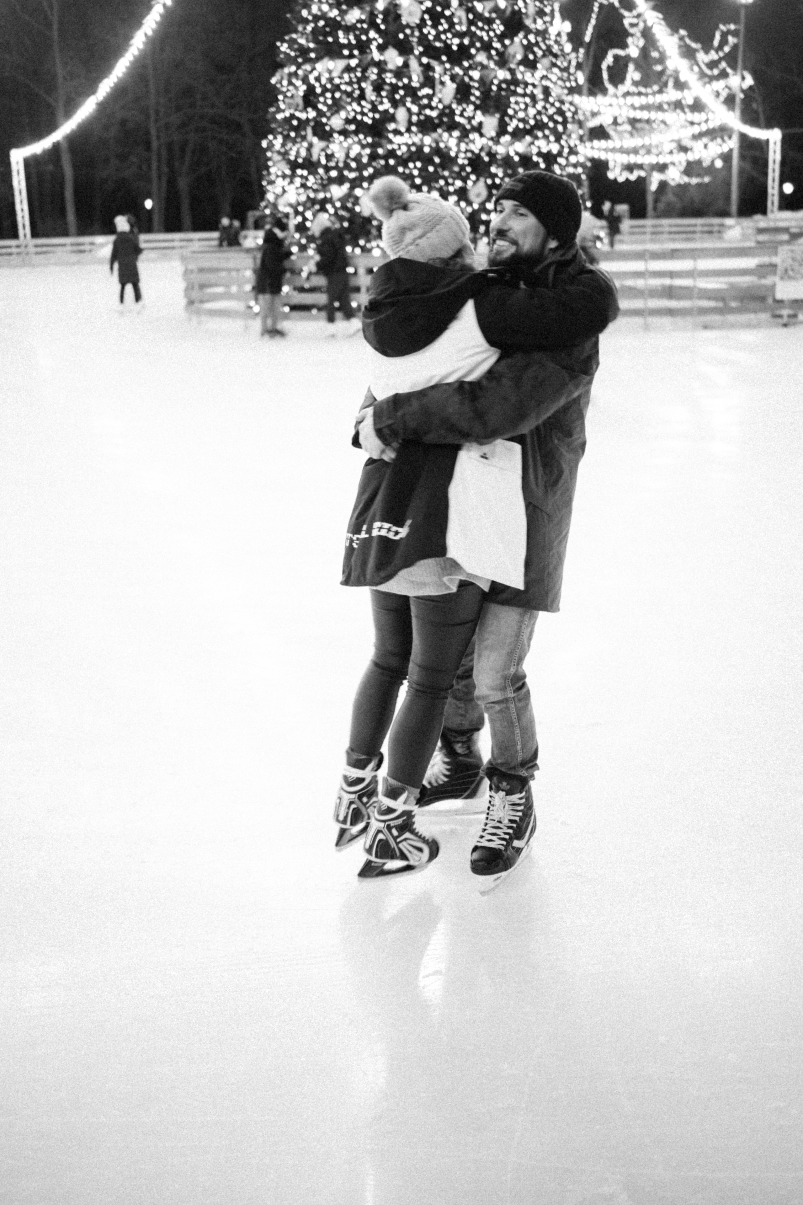 Паша+Маша. Свидание на катке. Фотограф в Санкт-Петербурге Светлана Арестова