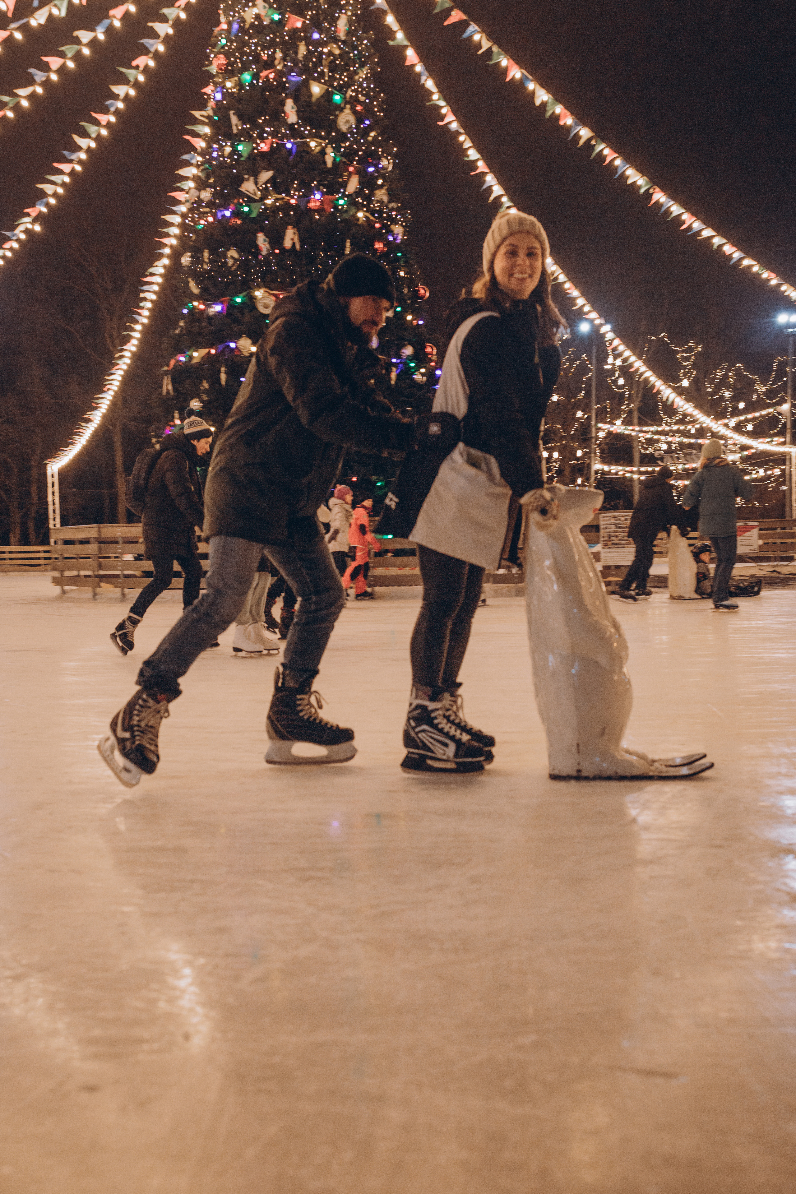 Паша+Маша. Свидание на катке. Фотограф в Санкт-Петербурге Светлана Арестова