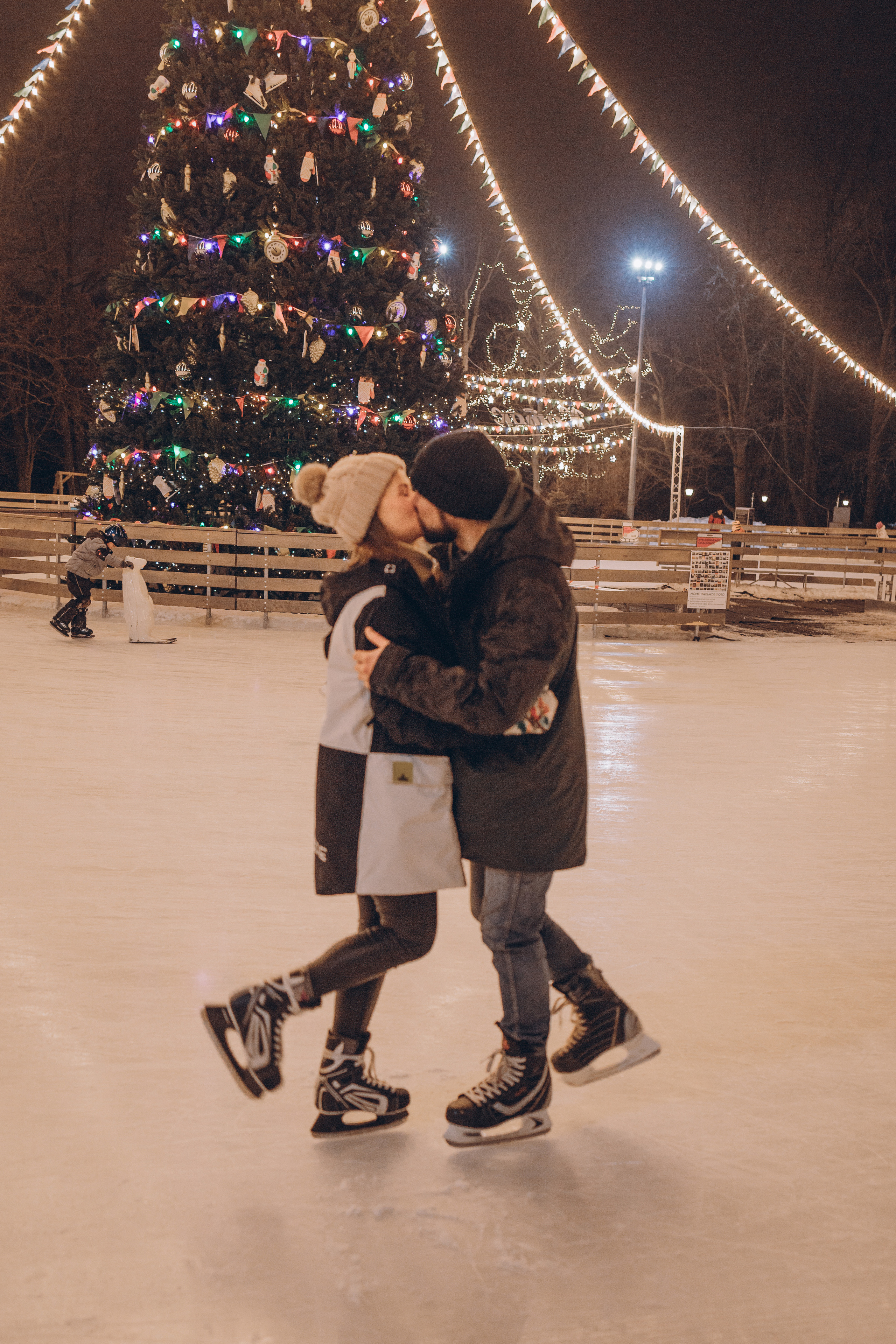 Паша+Маша. Свидание на катке. Фотограф в Санкт-Петербурге Светлана Арестова