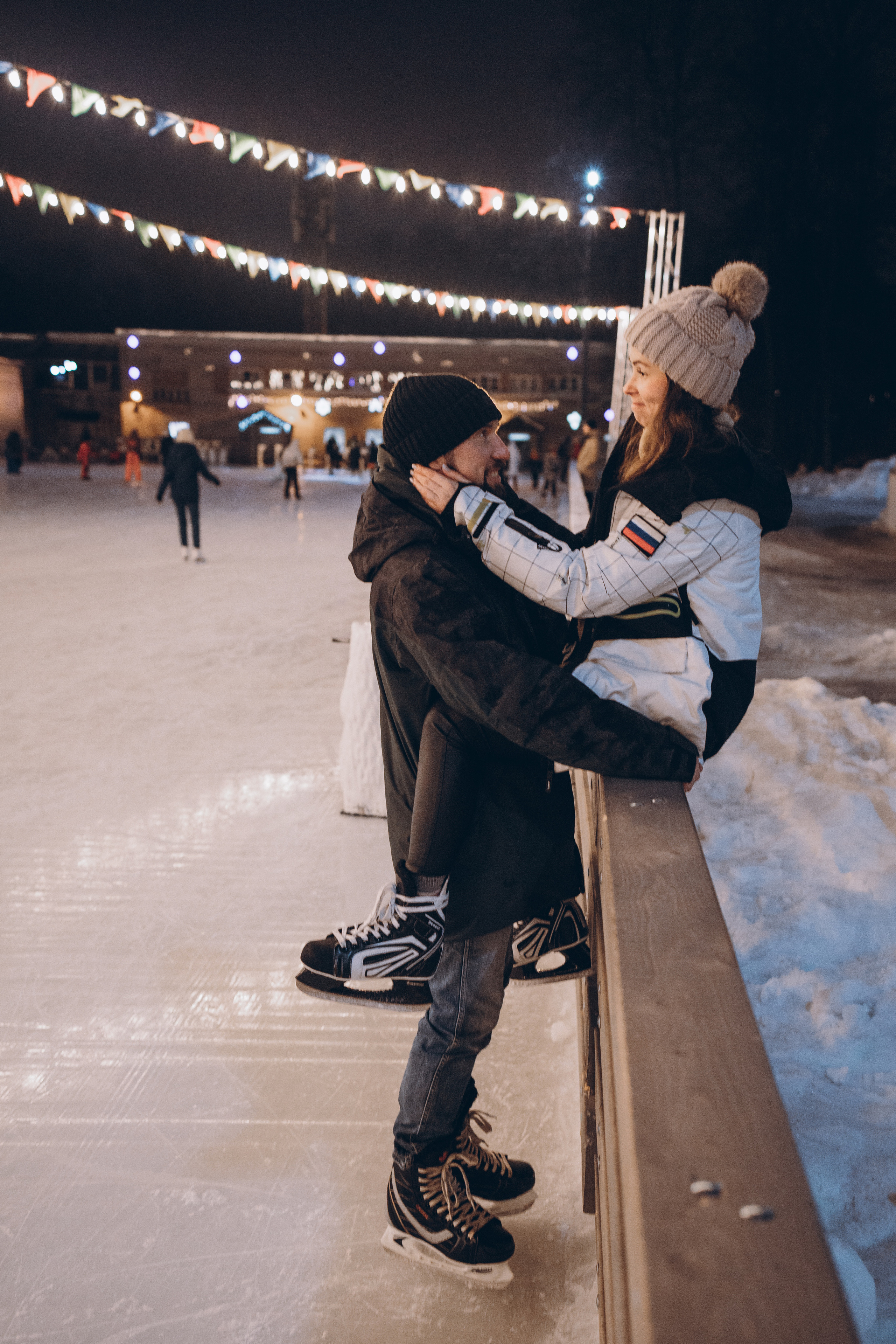 Паша+Маша. Свидание на катке. Фотограф в Санкт-Петербурге Светлана Арестова