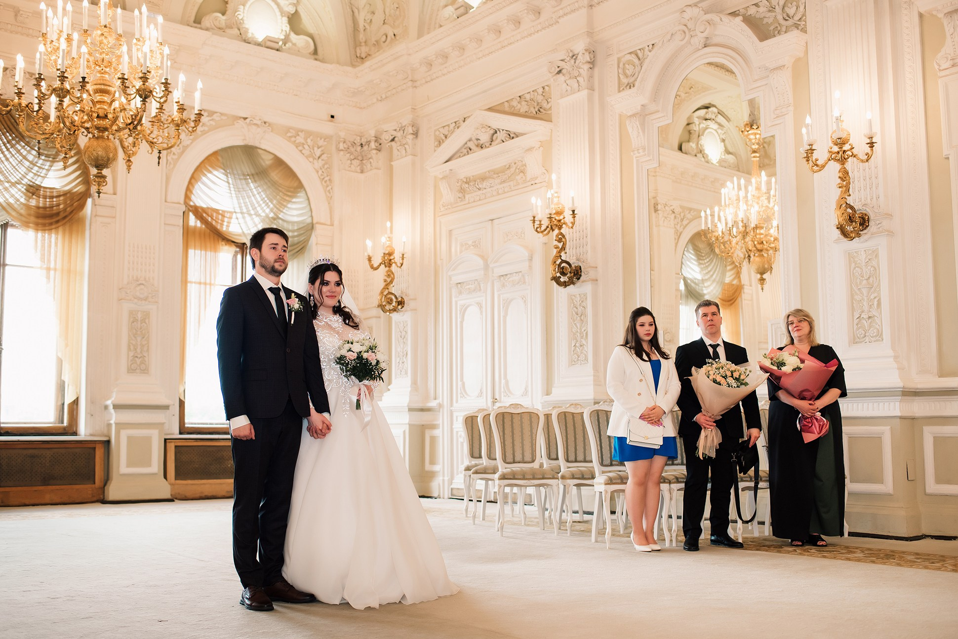 Алина и Илья. Свадебная классика. Семейный и Свадебный фотограф. Санкт-Петербург. Пушкин