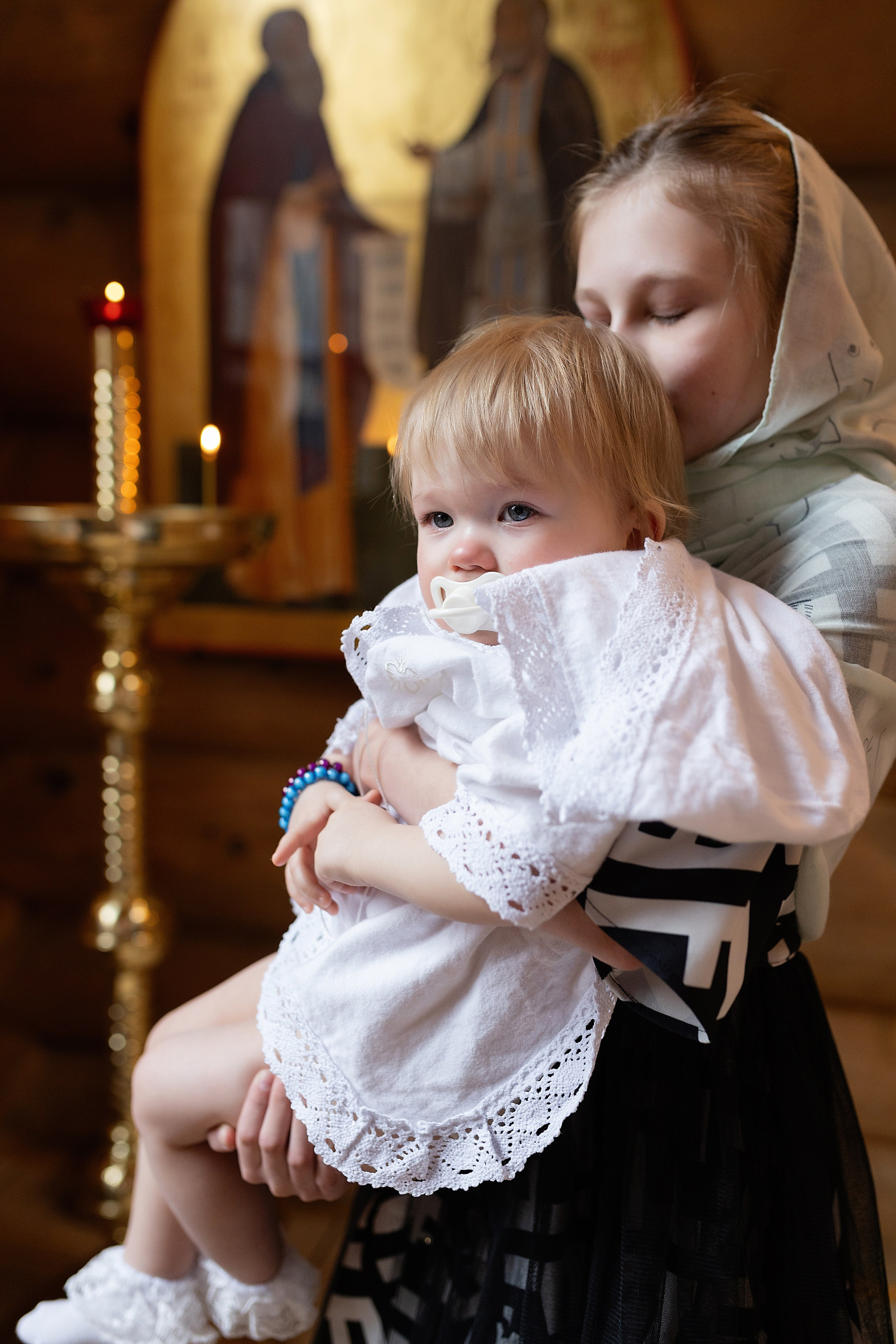 Таинство Крещения Ксении. Фотограф в Железнодорожном и Балашихе