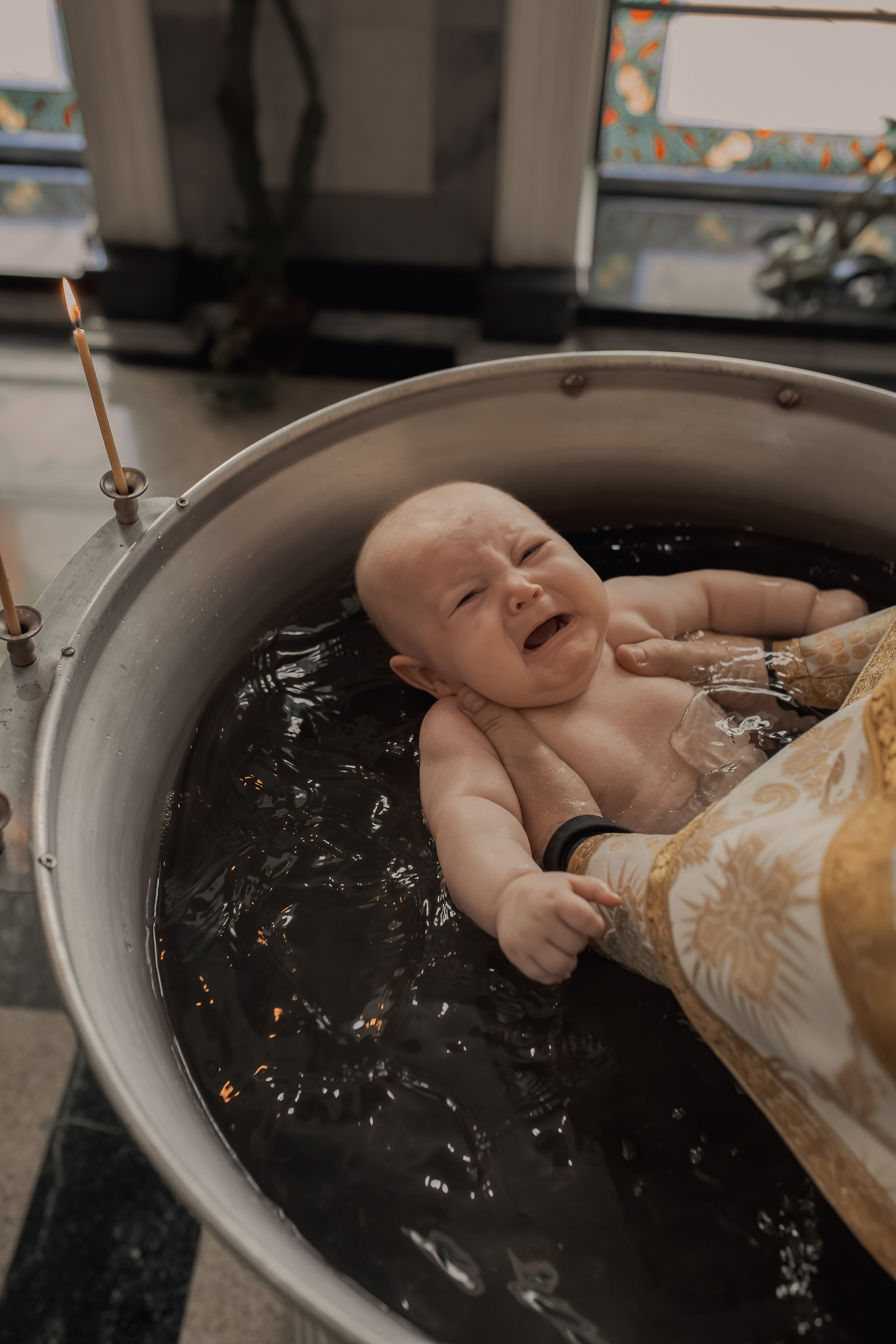 Крещение Валерии. Фотограф на Крещение и Венчание в Ташкенте