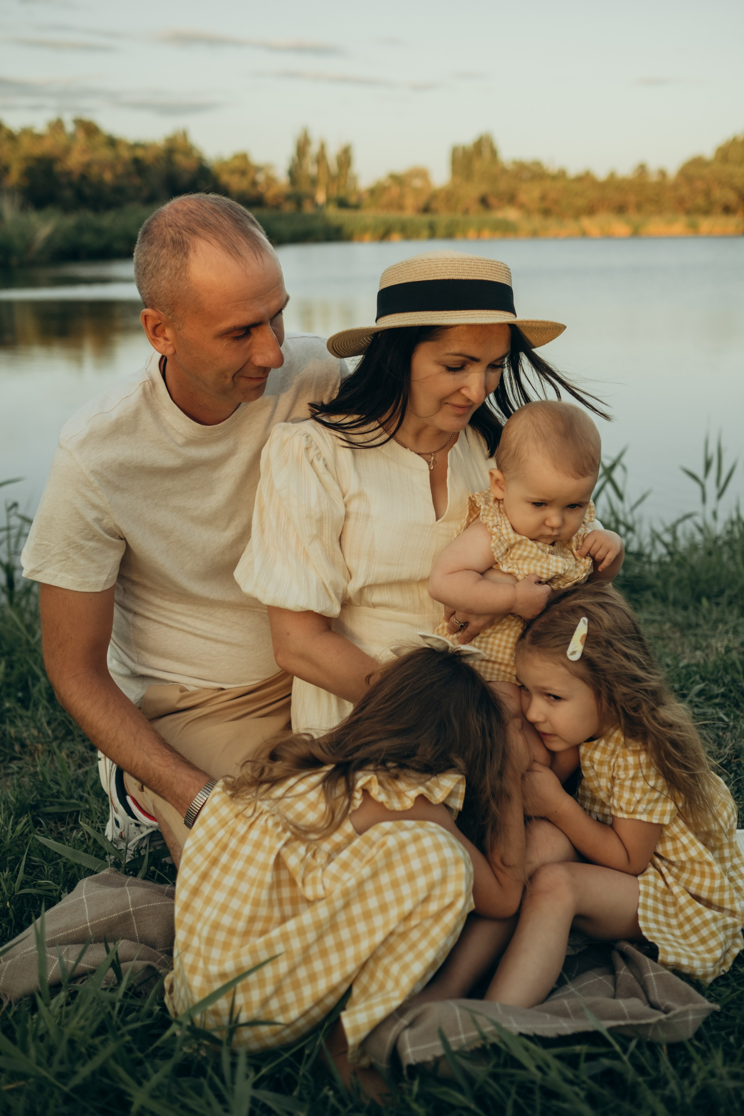 Семейная история на озере Сарпа. Фотограф в Москве Ольга Елоева
