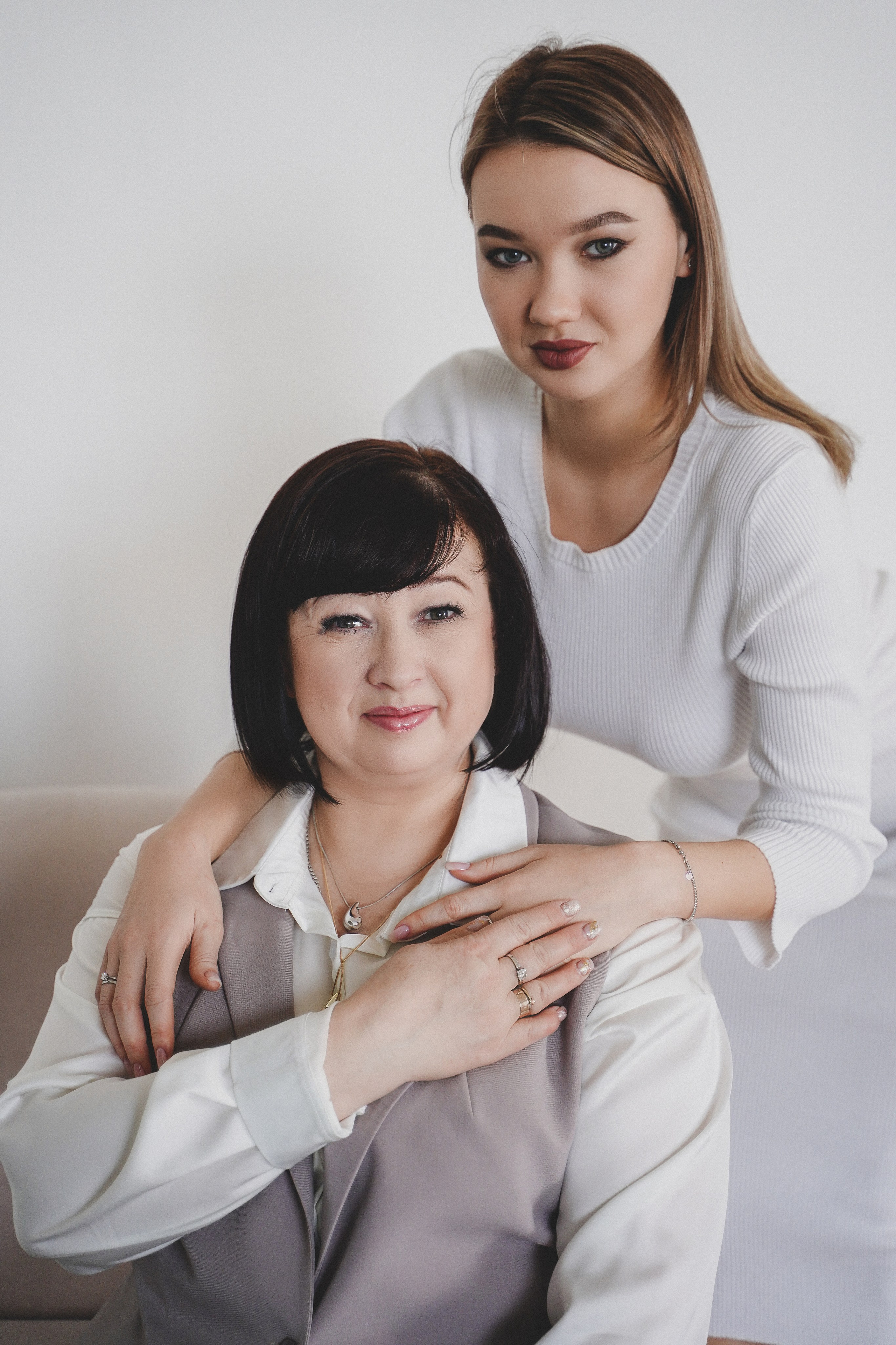 Фотосессия большой семьи в студии. Семейный и женский фотограф в Краснодаре Анастасия Приймак