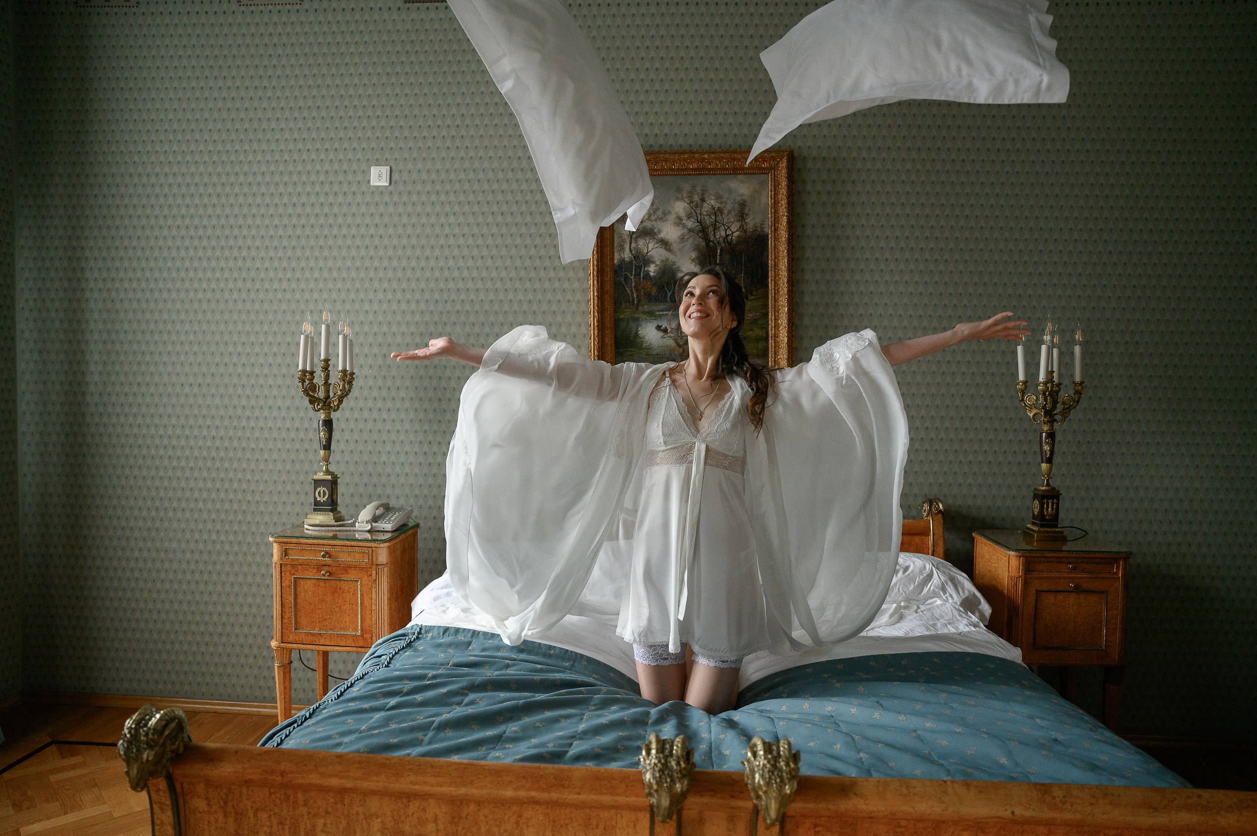 Утро невесты в отеле Националь, Москва. Semerlina.ru