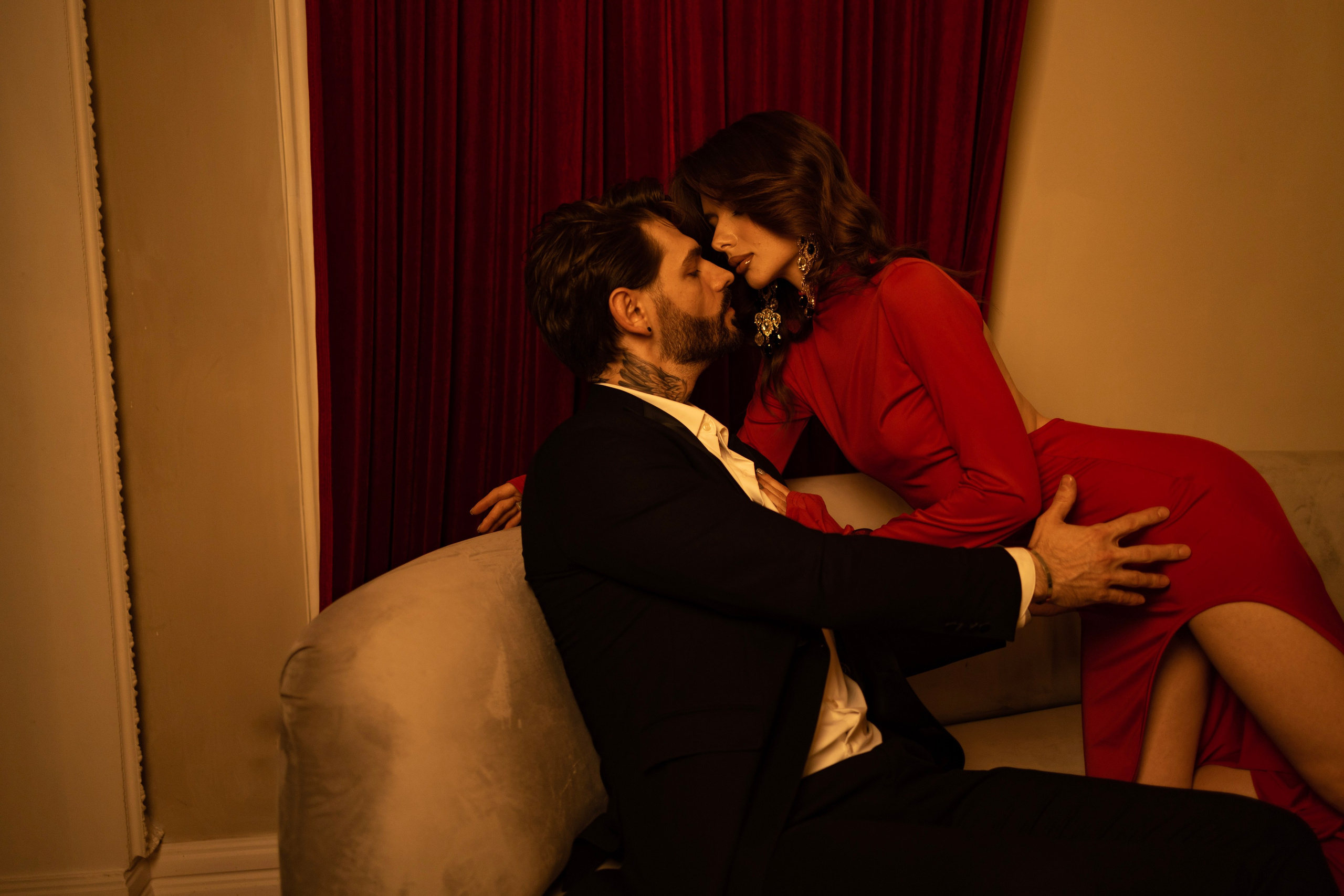 Новогодняя Love story. Фотограф Арина Шмакова