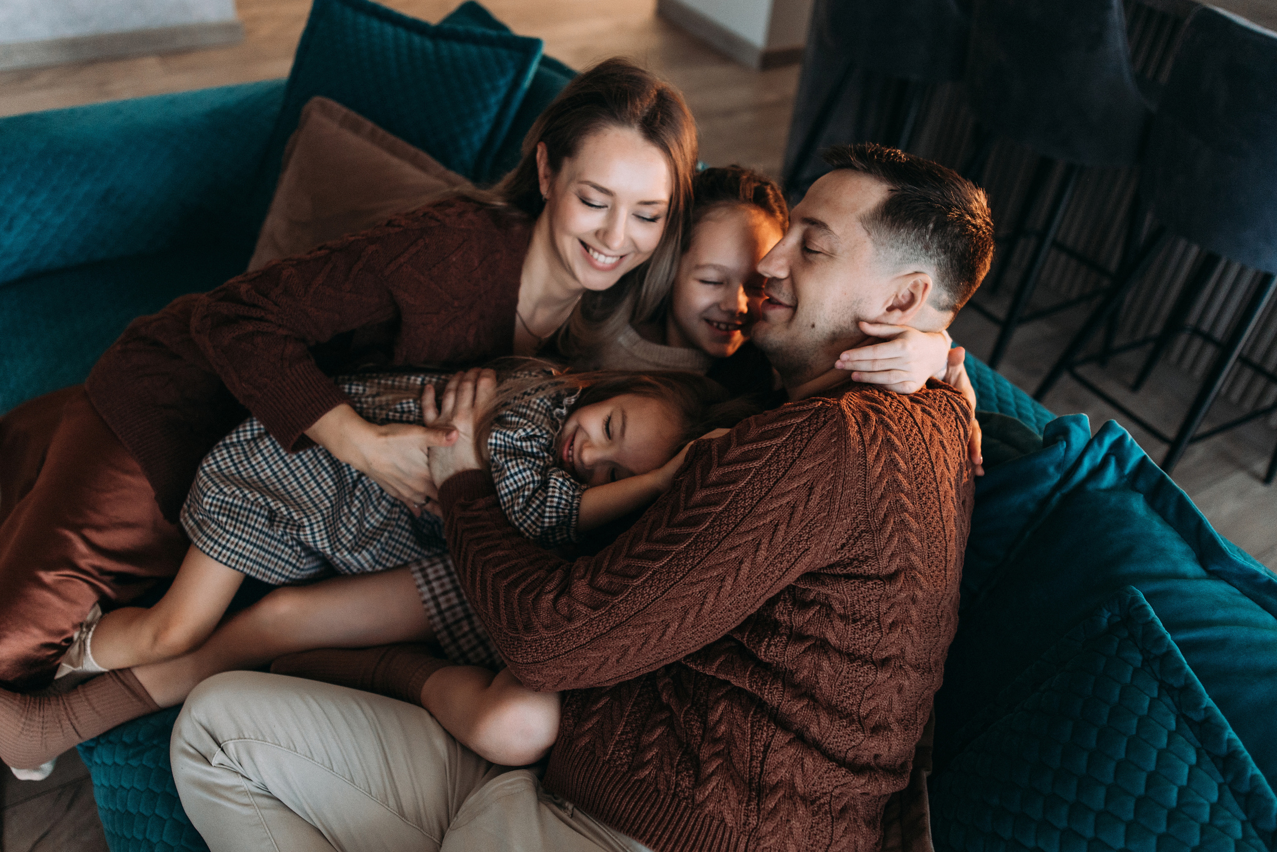 Екатерина, Николай, Ева и София. Семейный фотограф и детский фотограф в Волгограде Алеся Бутакова — дет