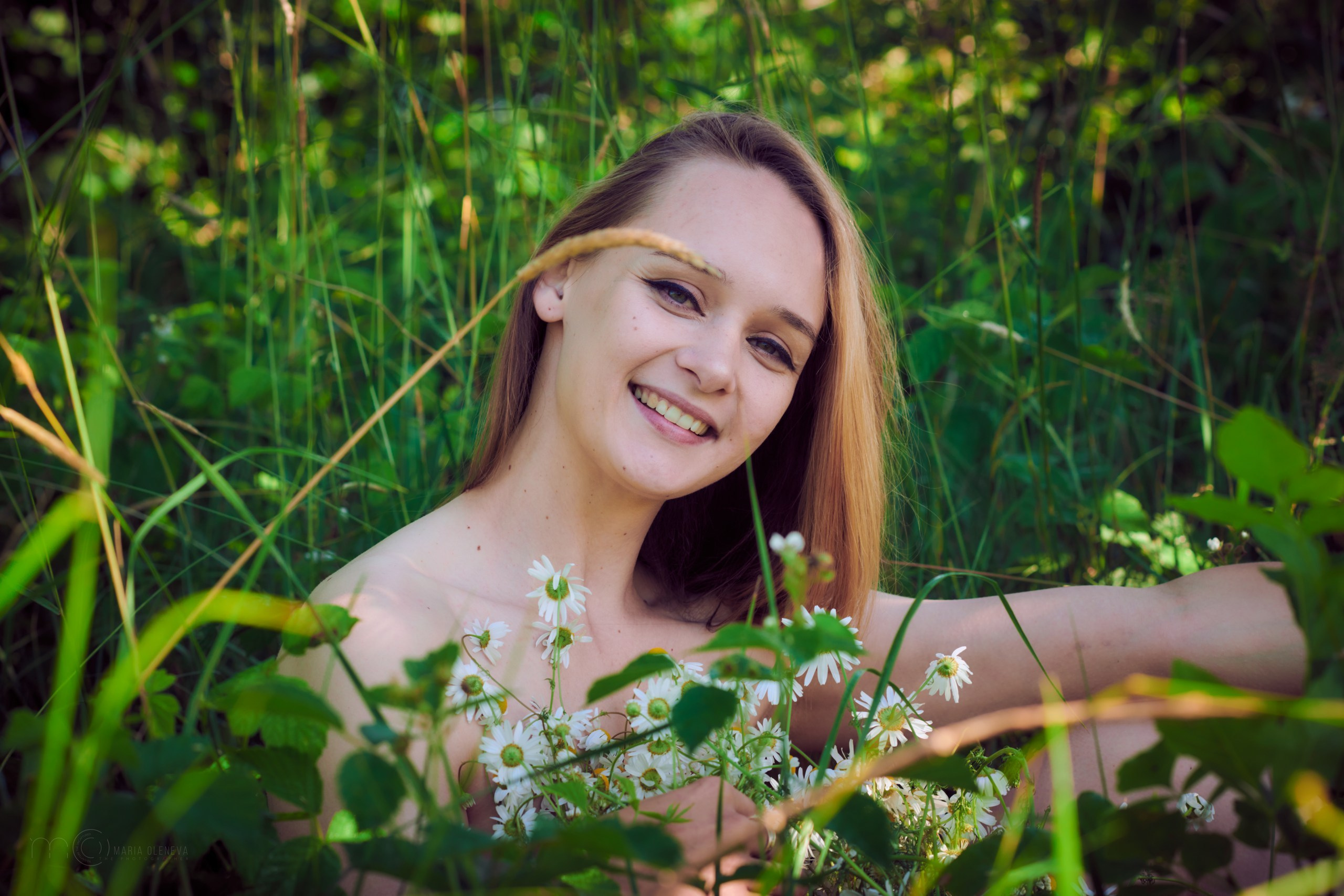 В ромашках. Фотограф Мария Оленева